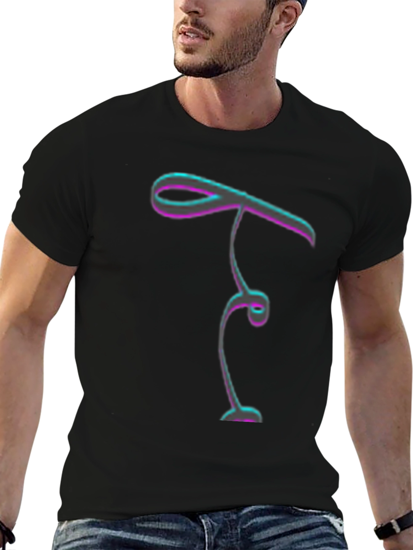 Abstract Line Art Tee - Stylish & Unique