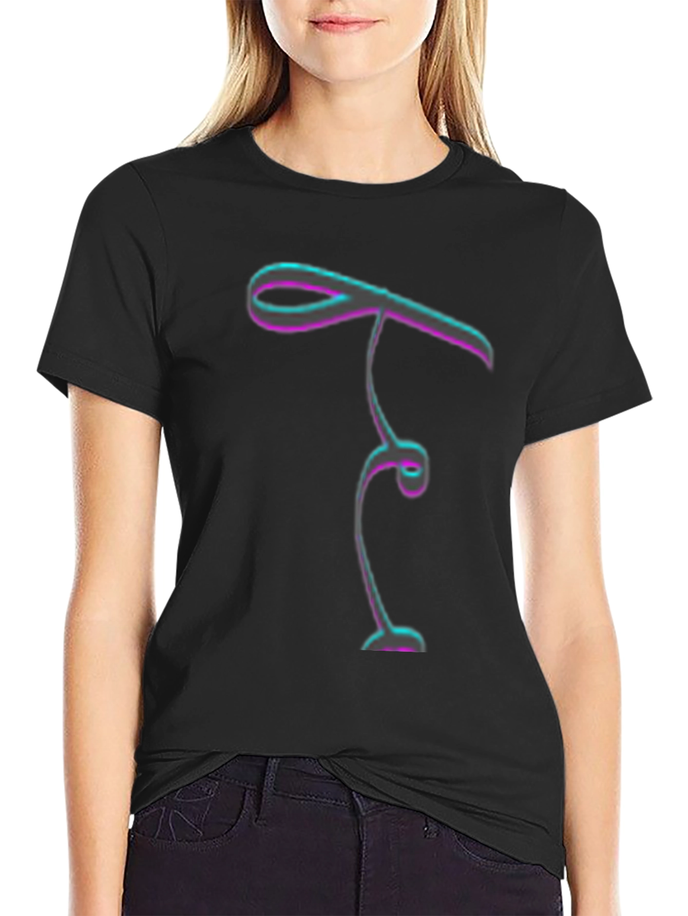 Abstract Line Art Tee - Stylish & Unique