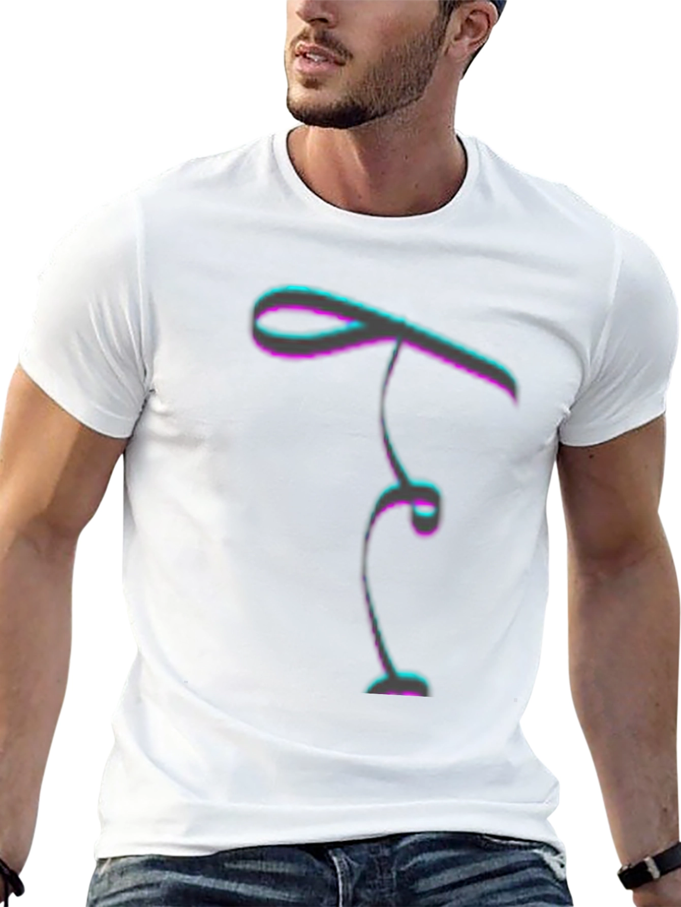 Abstract Line Art Tee - Stylish & Unique