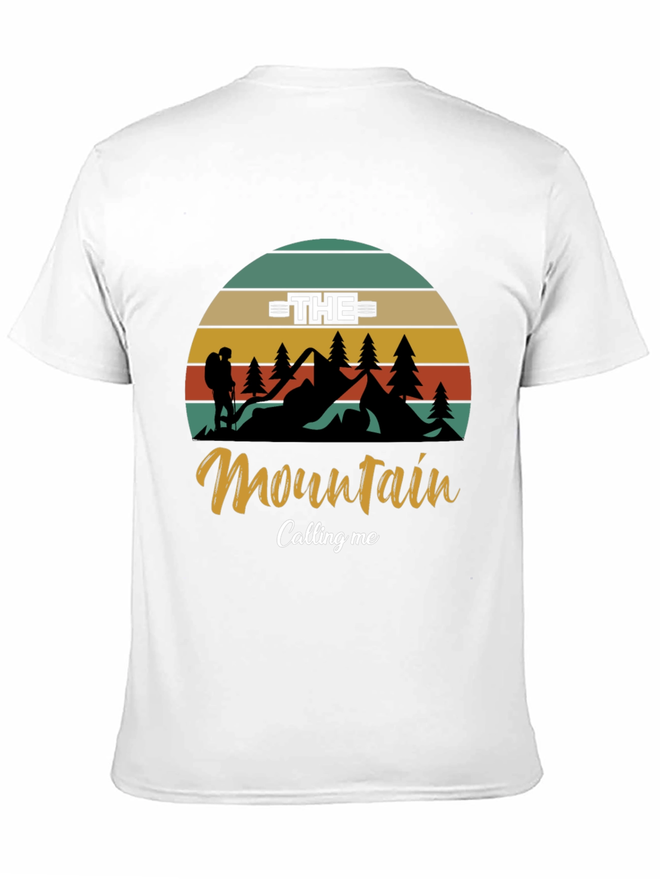 The Mountain is Calling Black T-Shirt