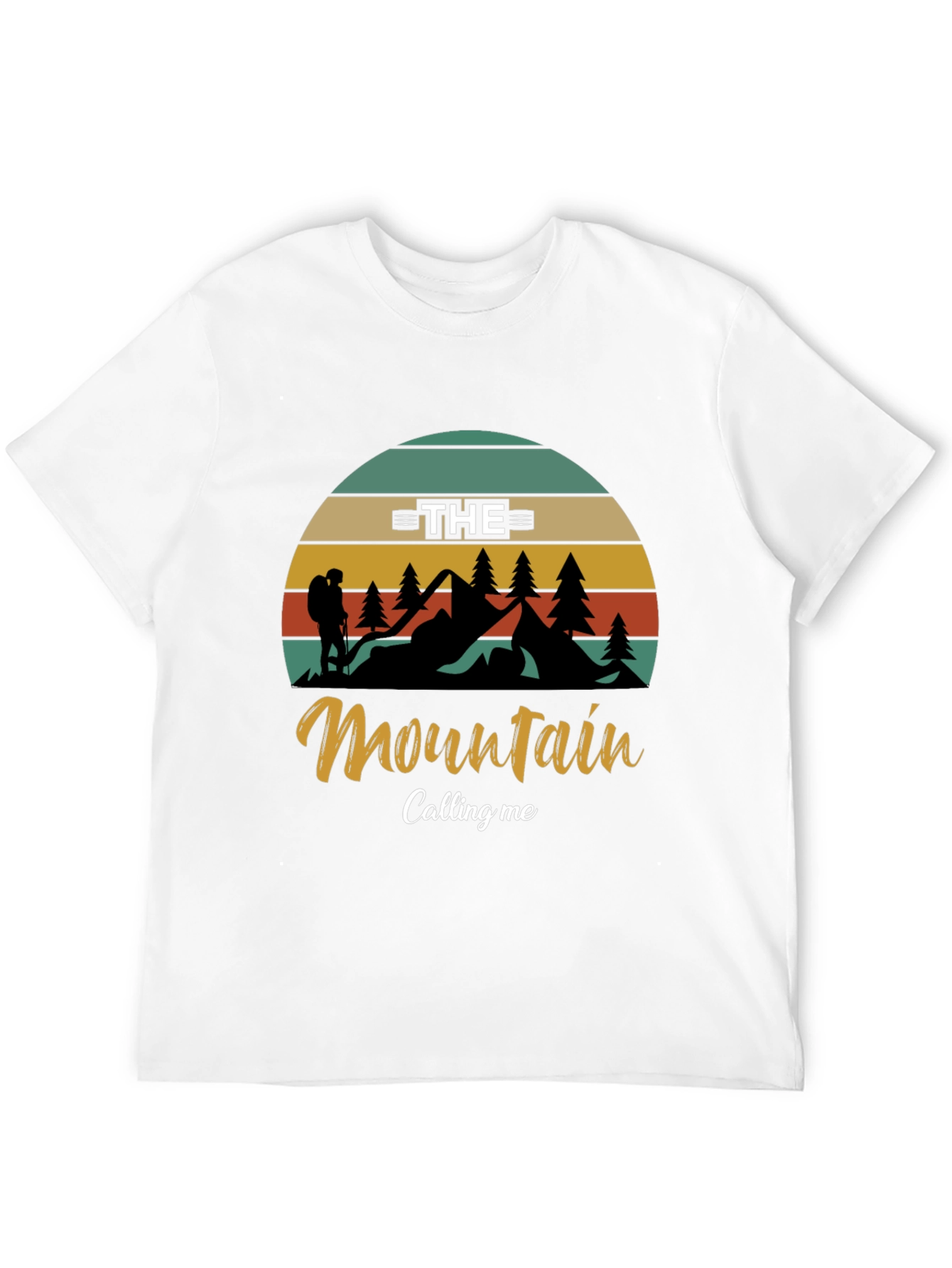 The Mountain is Calling Black T-Shirt
