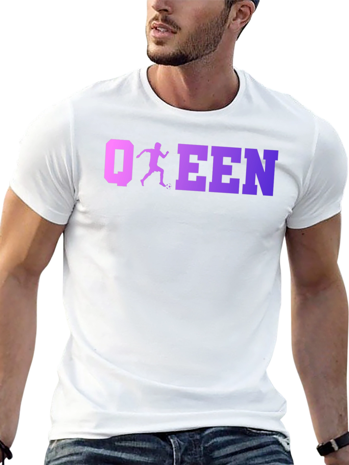 Soccer Queen Black T-Shirt