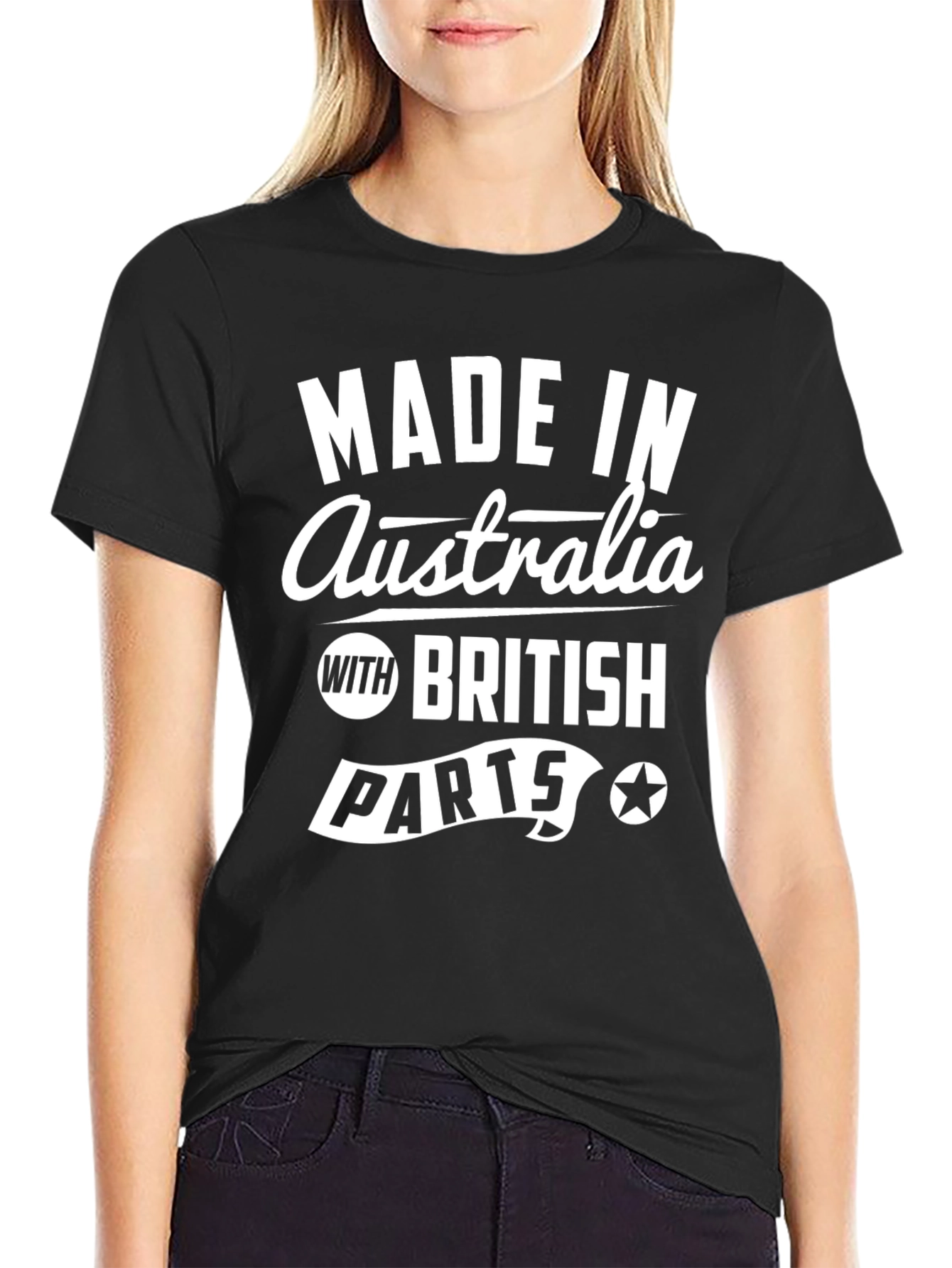 Made In Australia with British Parts Mens T-shirt