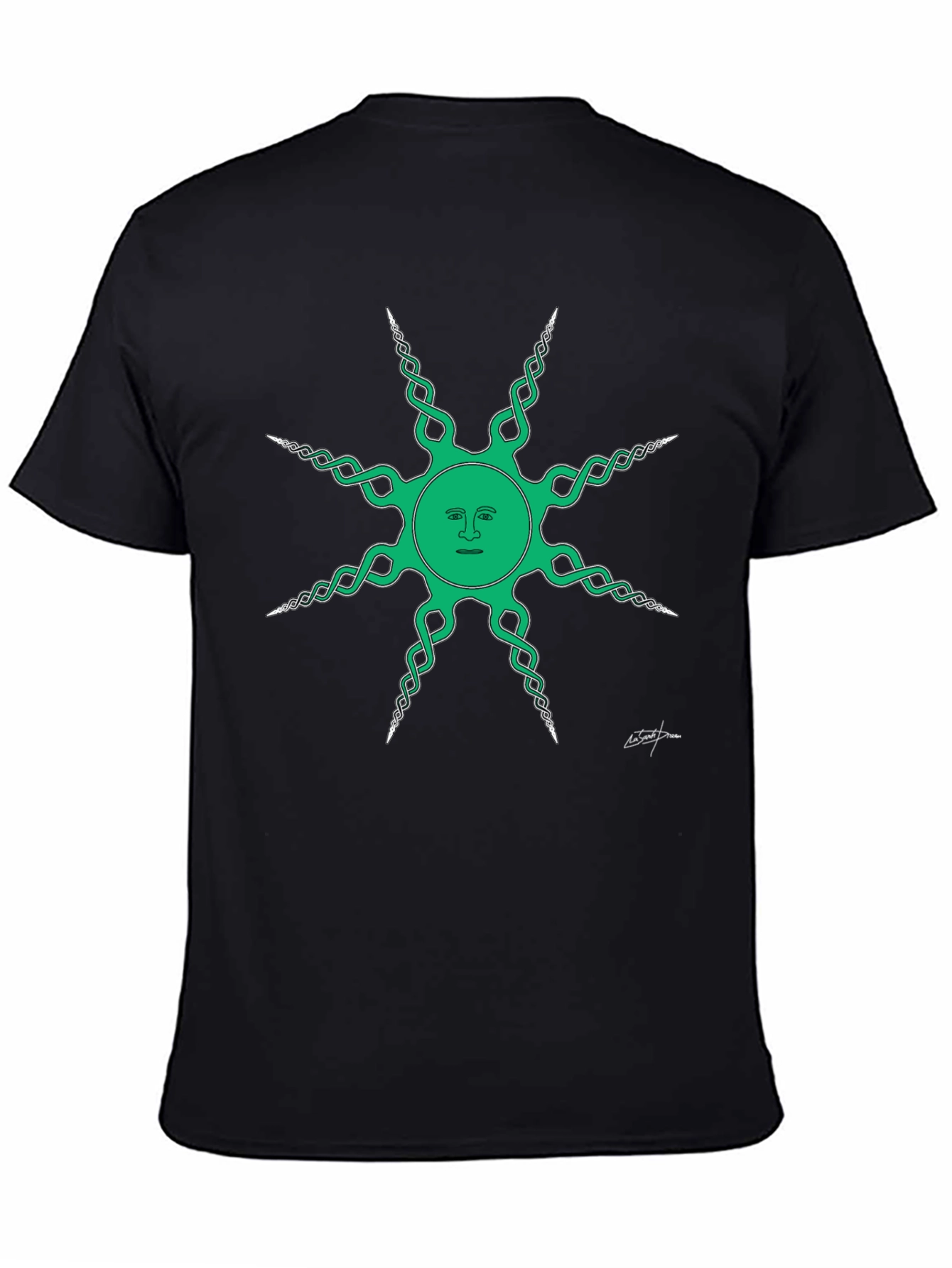 Graphic Tee: Sun with Twisted Rays
