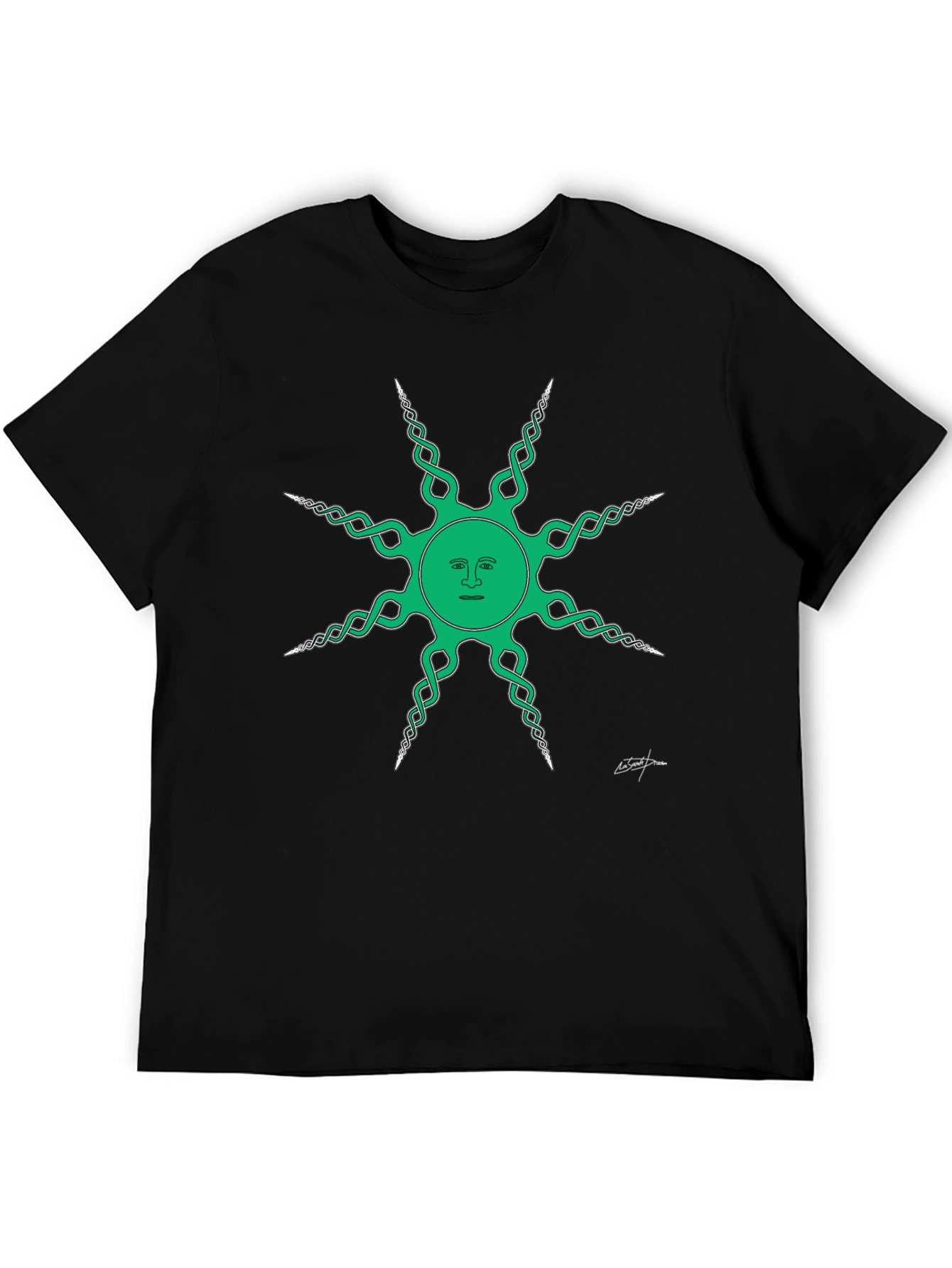 Graphic Tee: Sun with Twisted Rays