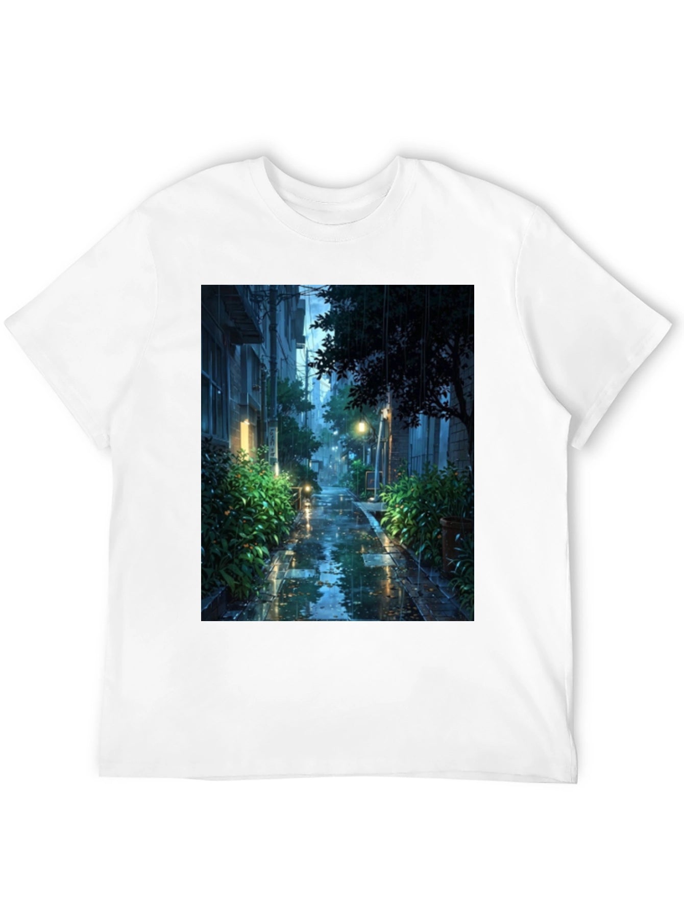 Rainy City Street T-Shirt