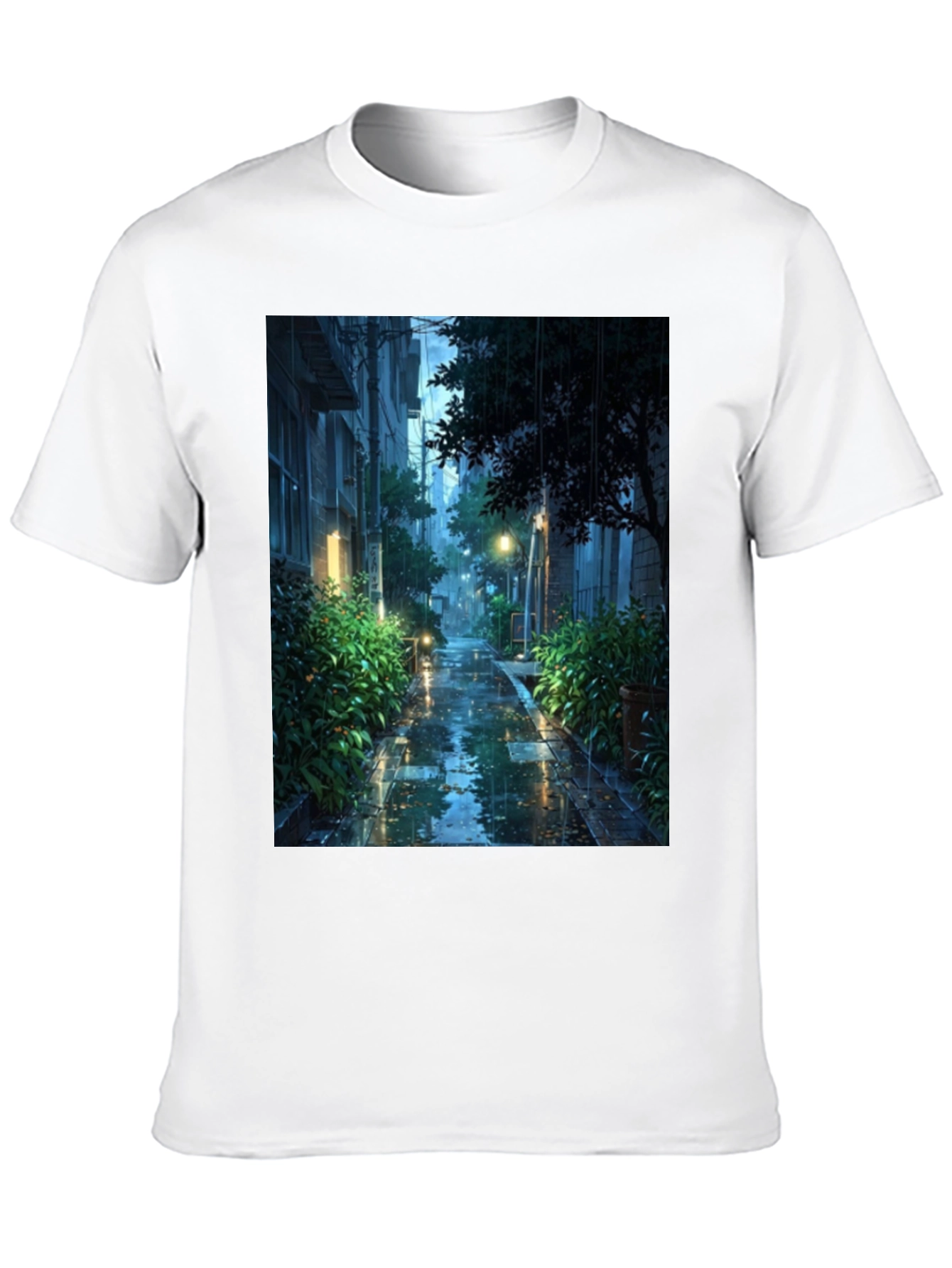 Rainy City Street T-Shirt