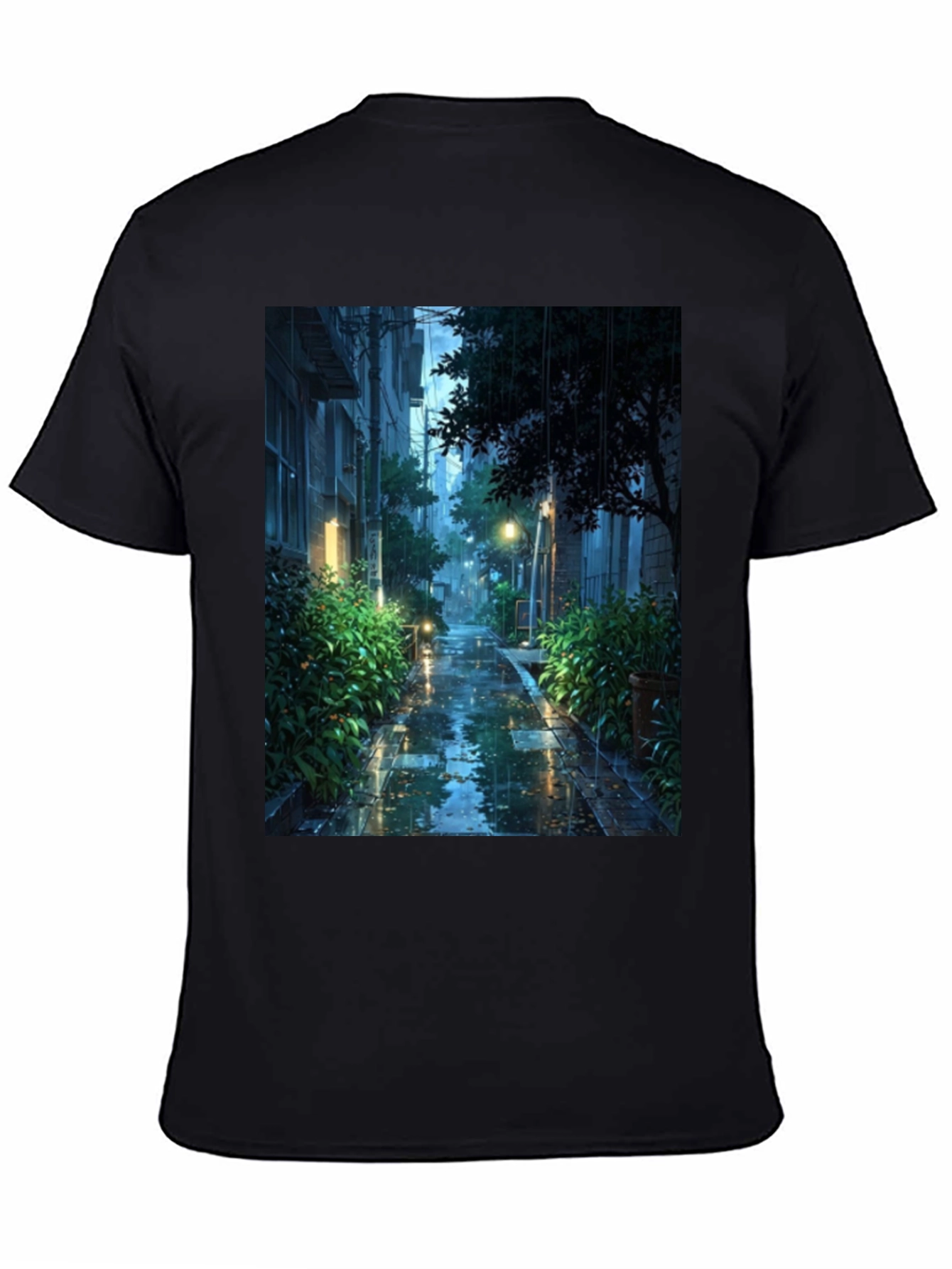 Rainy City Street T-Shirt