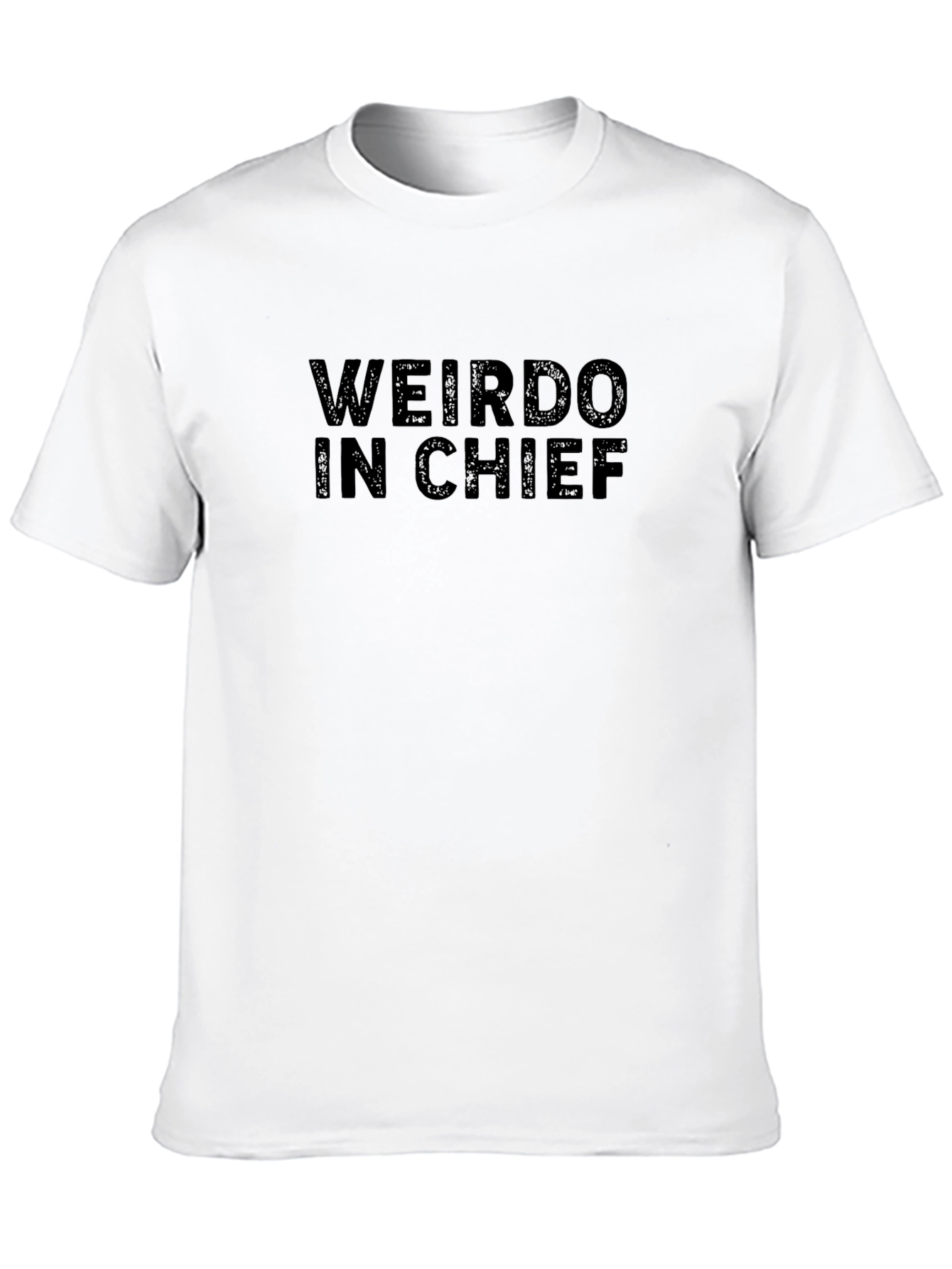 Weirdo In Chief Graphic Tee - Unisex Black T-Shirt