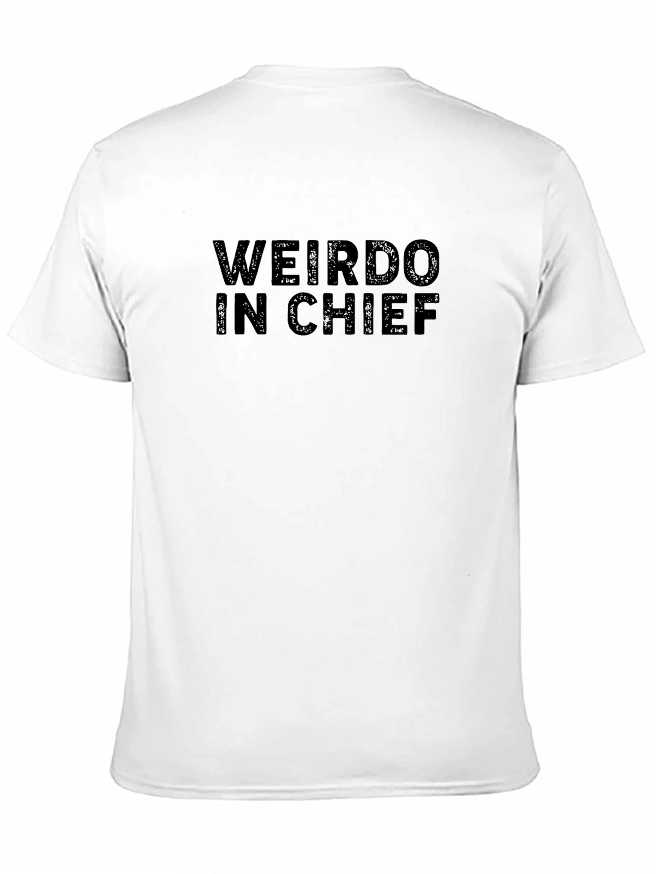 Weirdo In Chief Graphic Tee - Unisex Black T-Shirt
