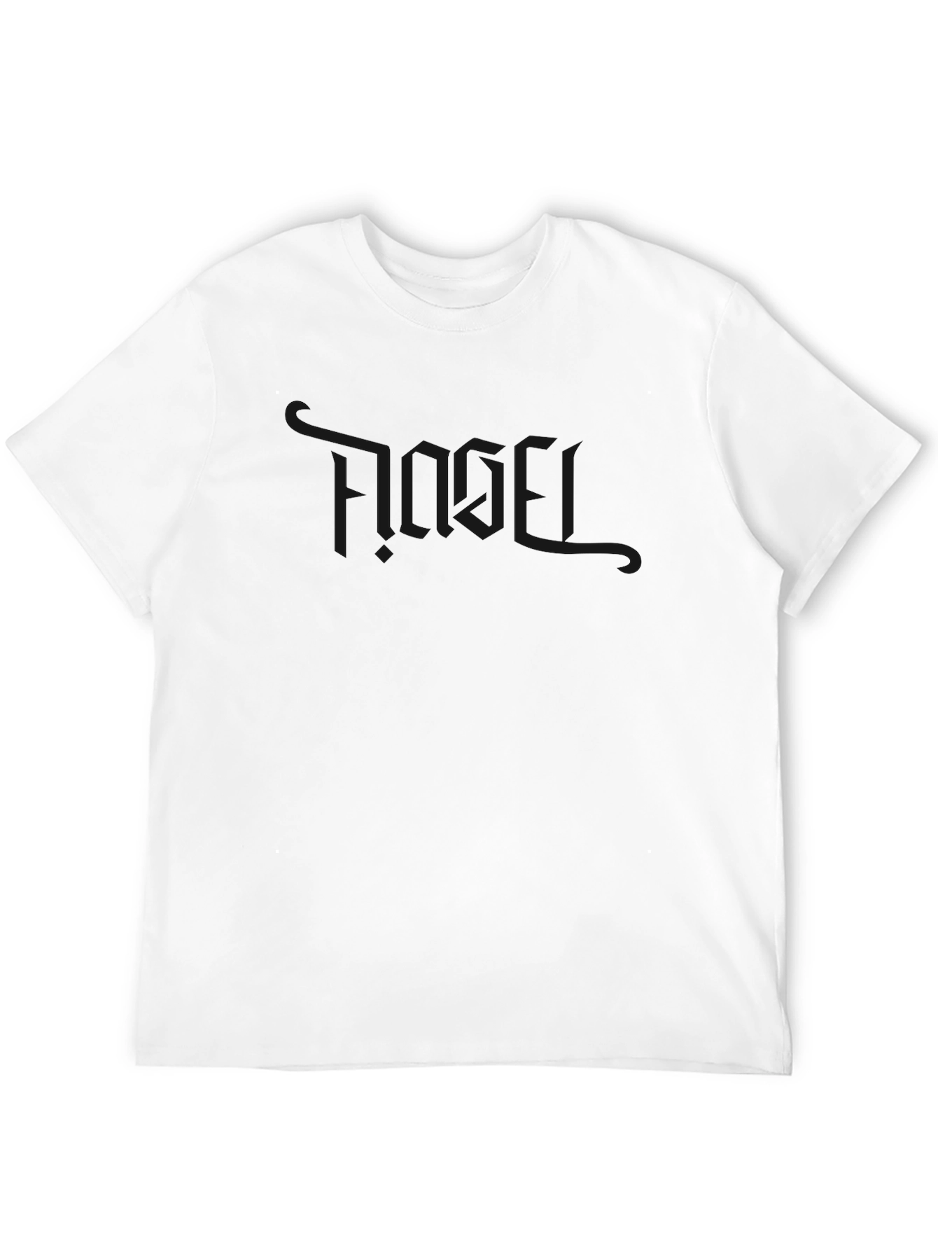 Mens Solid Black Crew Neck Short Sleeve T-Shirt