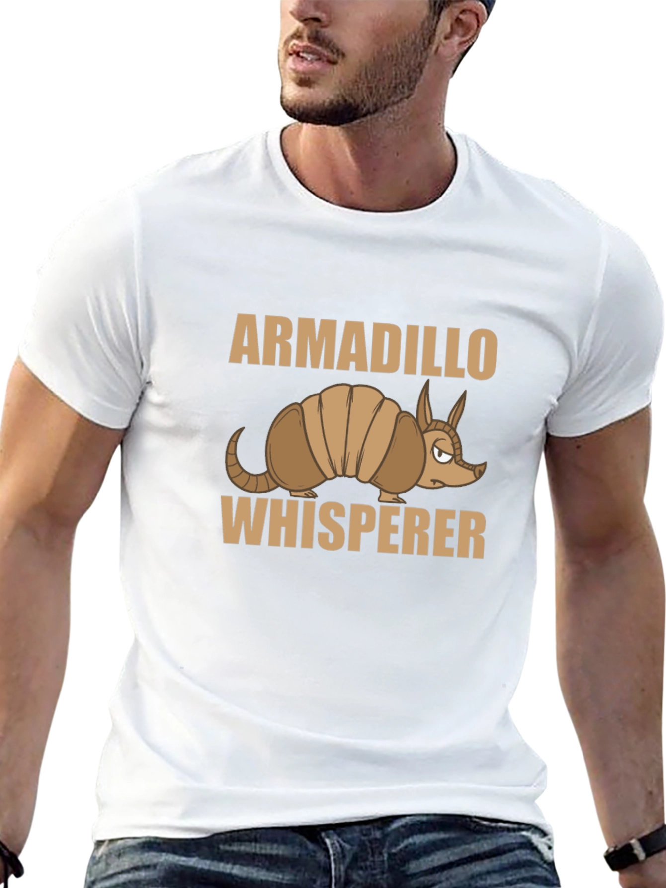 Armadillo Whisperer Graphic T-Shirt