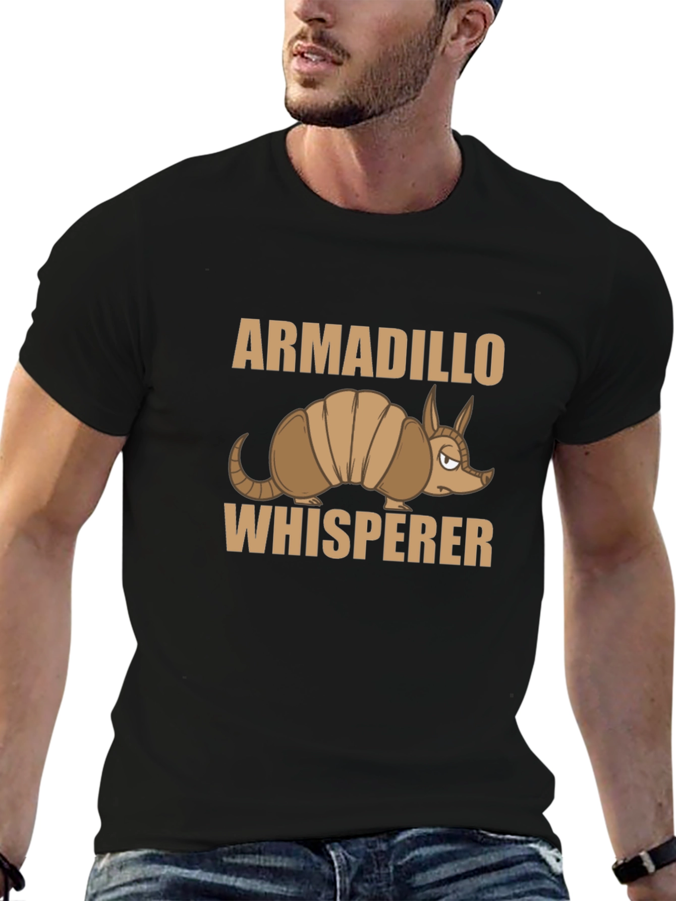 Armadillo Whisperer Graphic T-Shirt