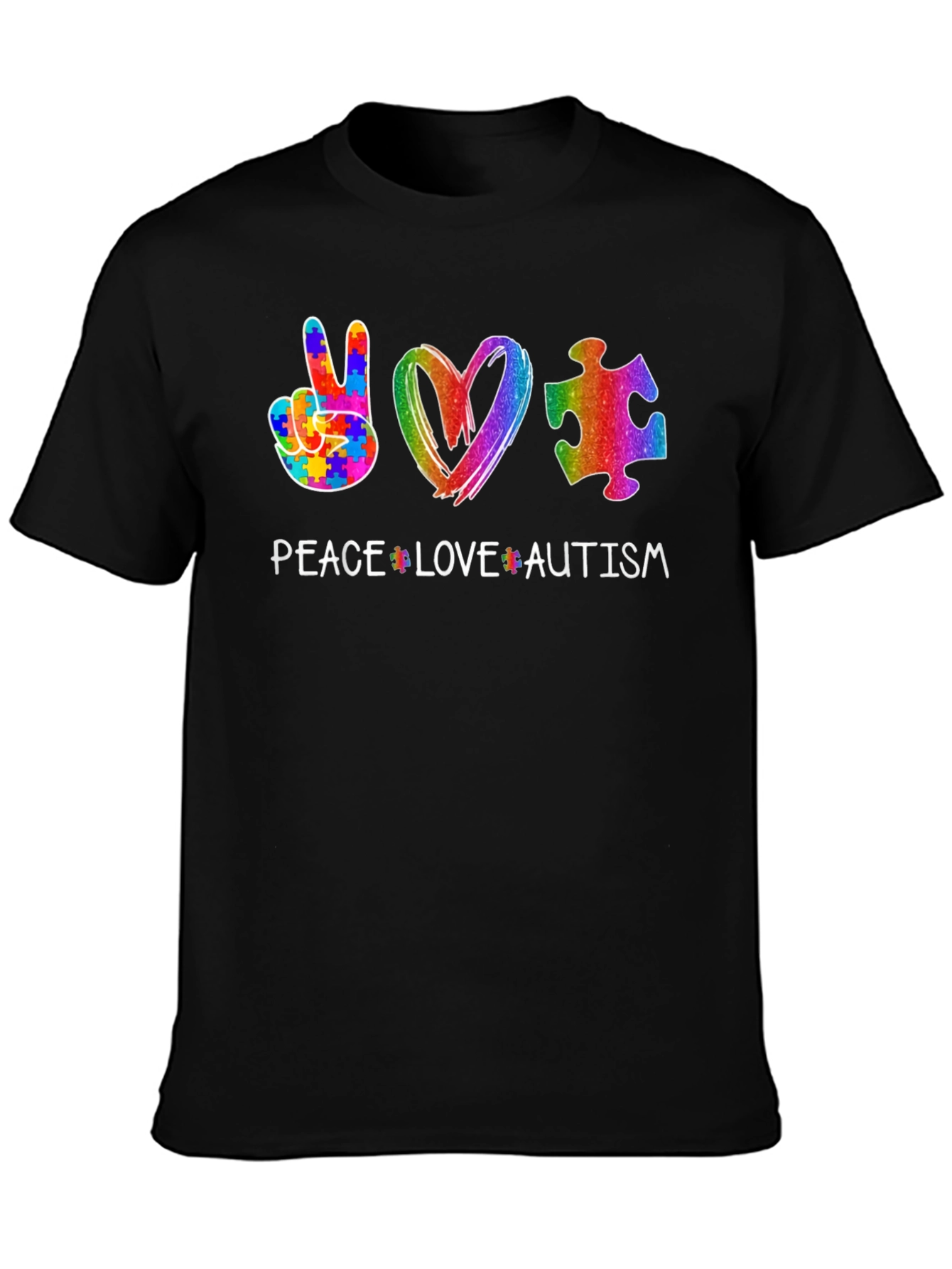 Peace Love Autism T-Shirt