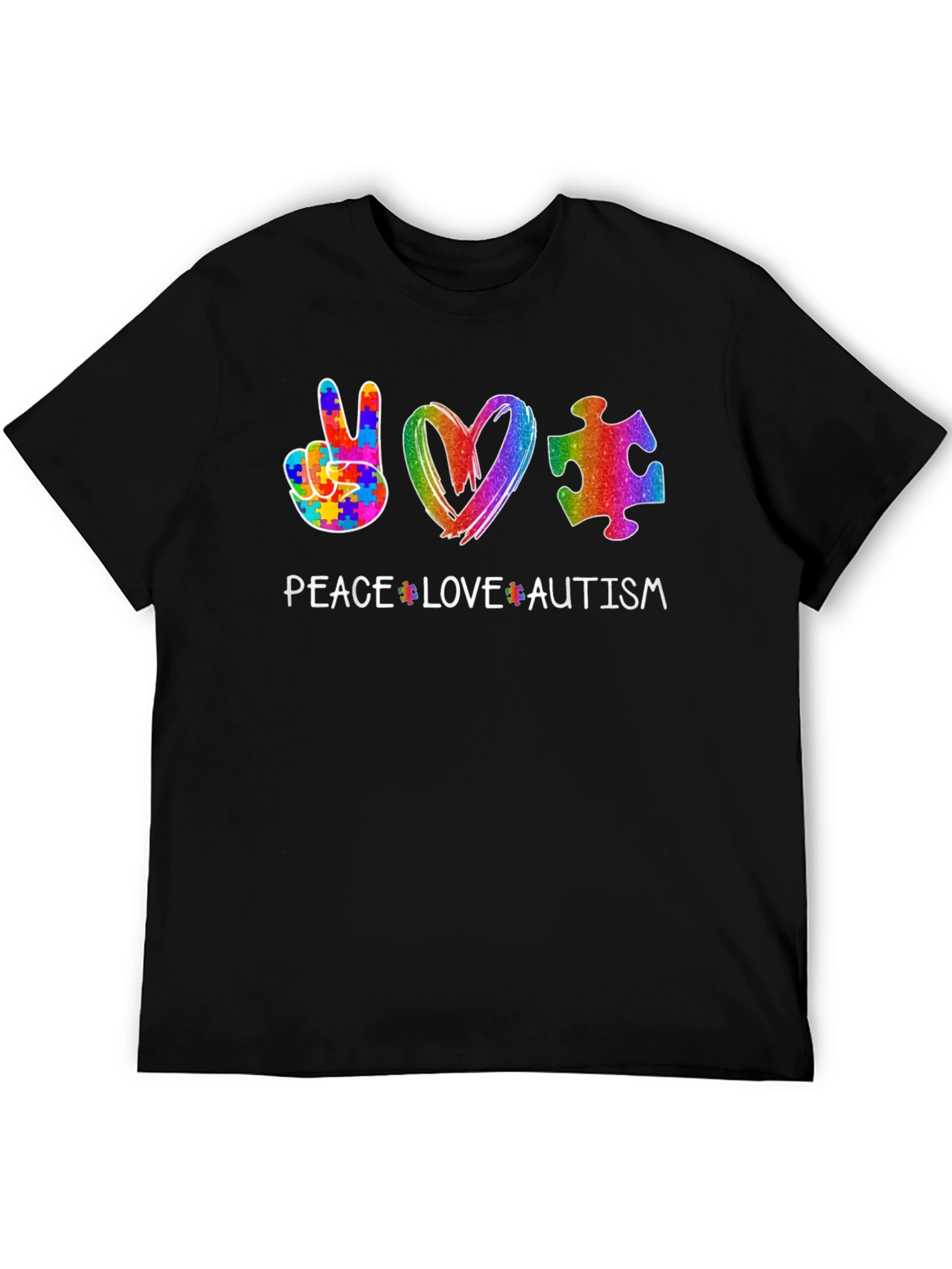 Peace Love Autism T-Shirt