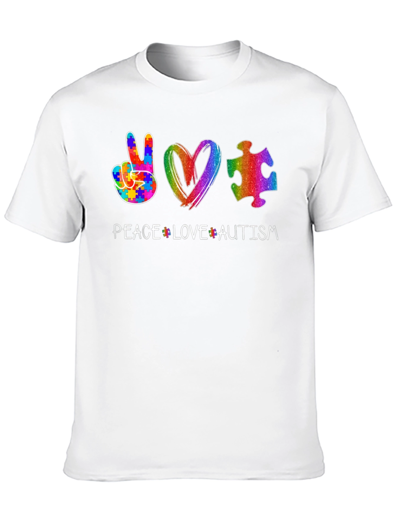 Peace Love Autism T-Shirt