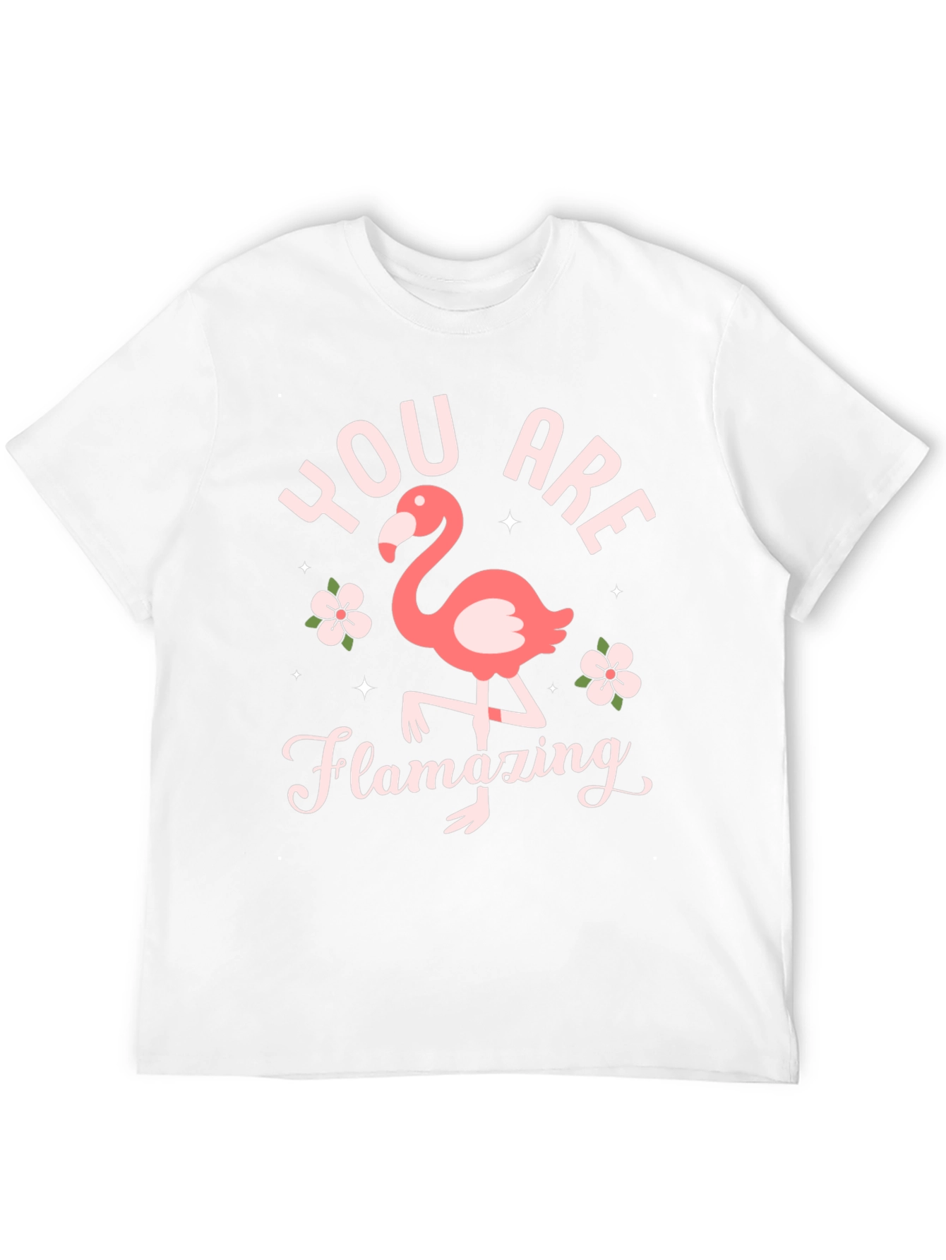 Flamazing Flamingo Graphic T-Shirt - Black Cotton Tee
