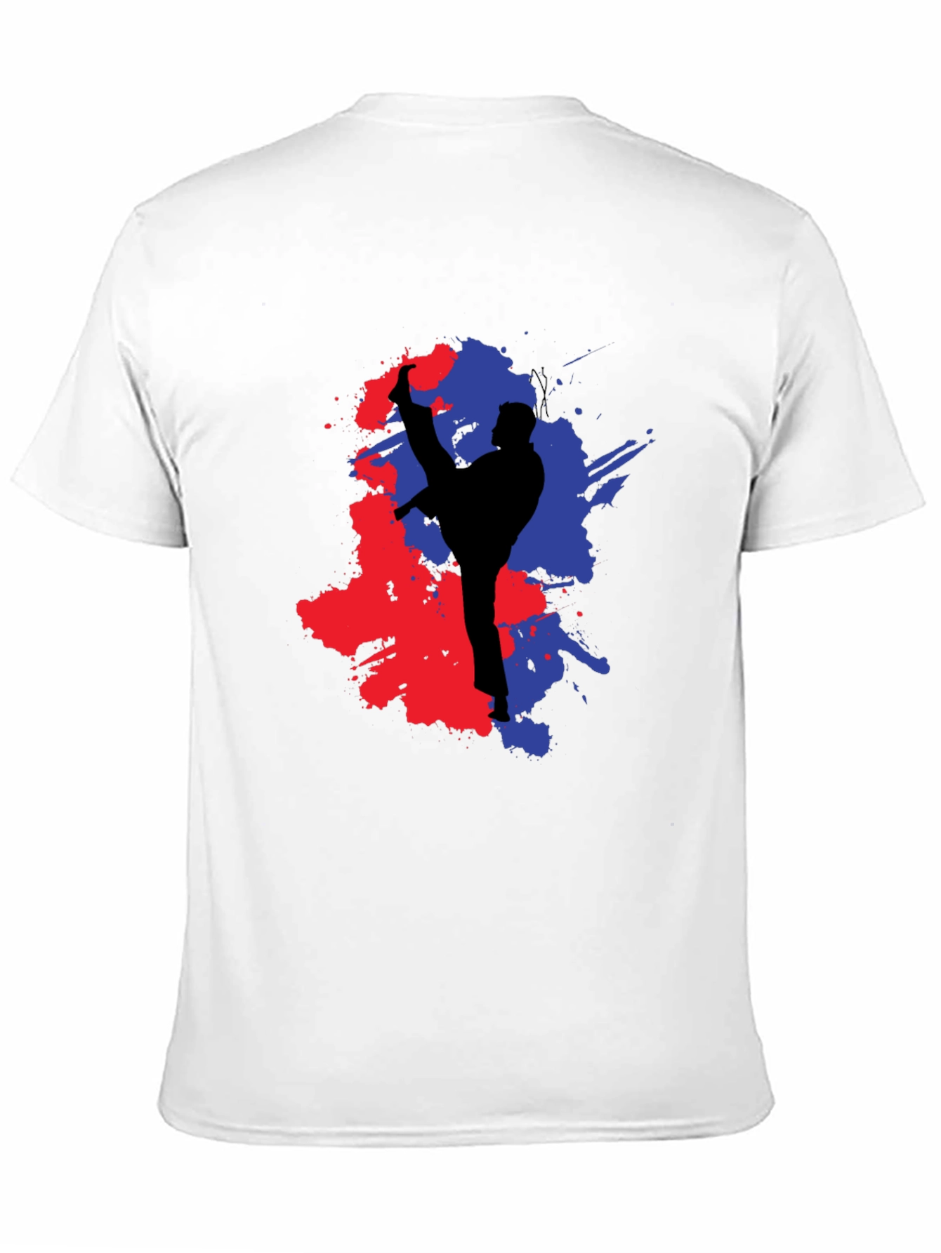 Martial Arts Kick Black T-Shirt