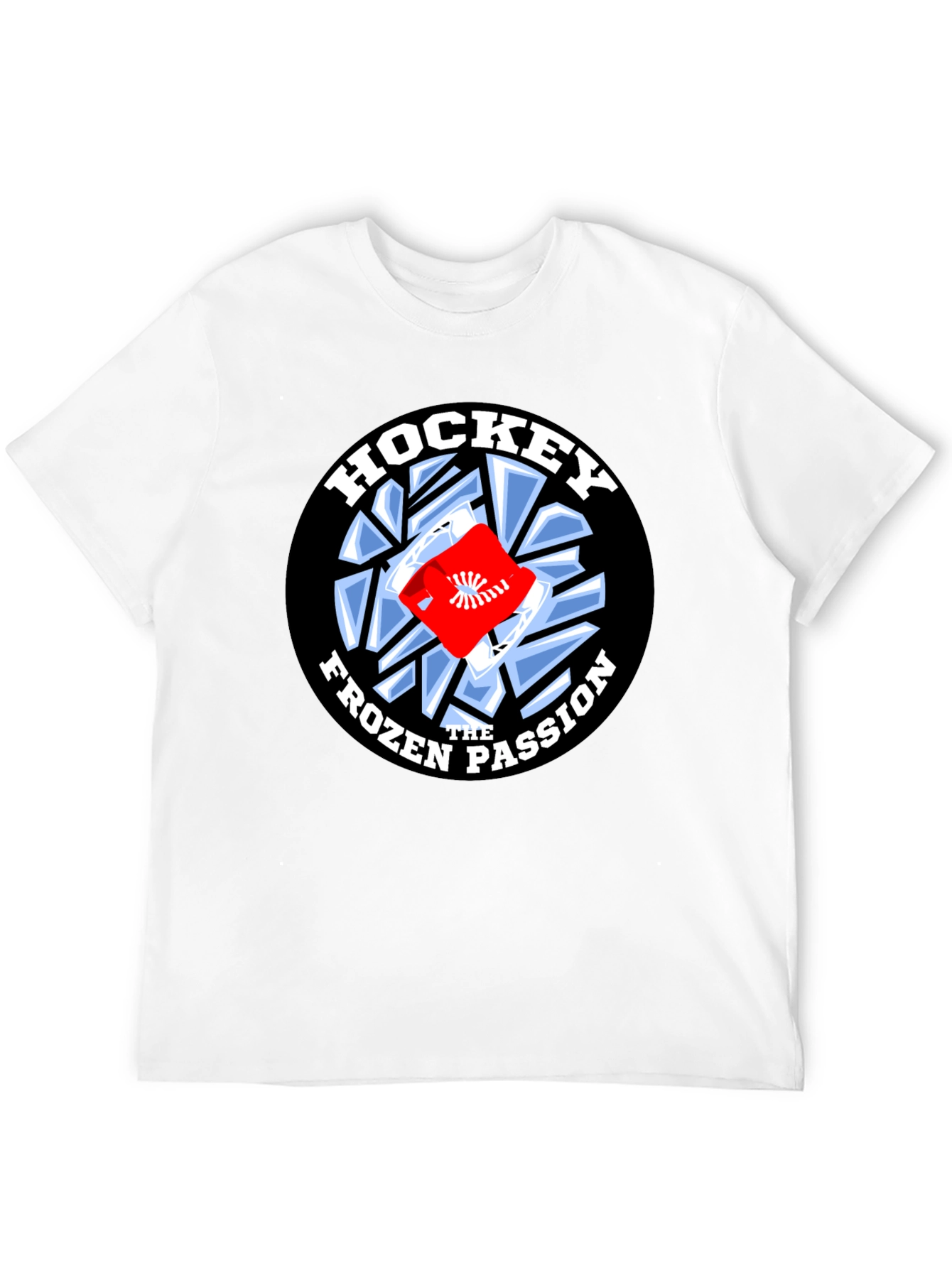 Hockey Frozen Passion Black T-Shirt