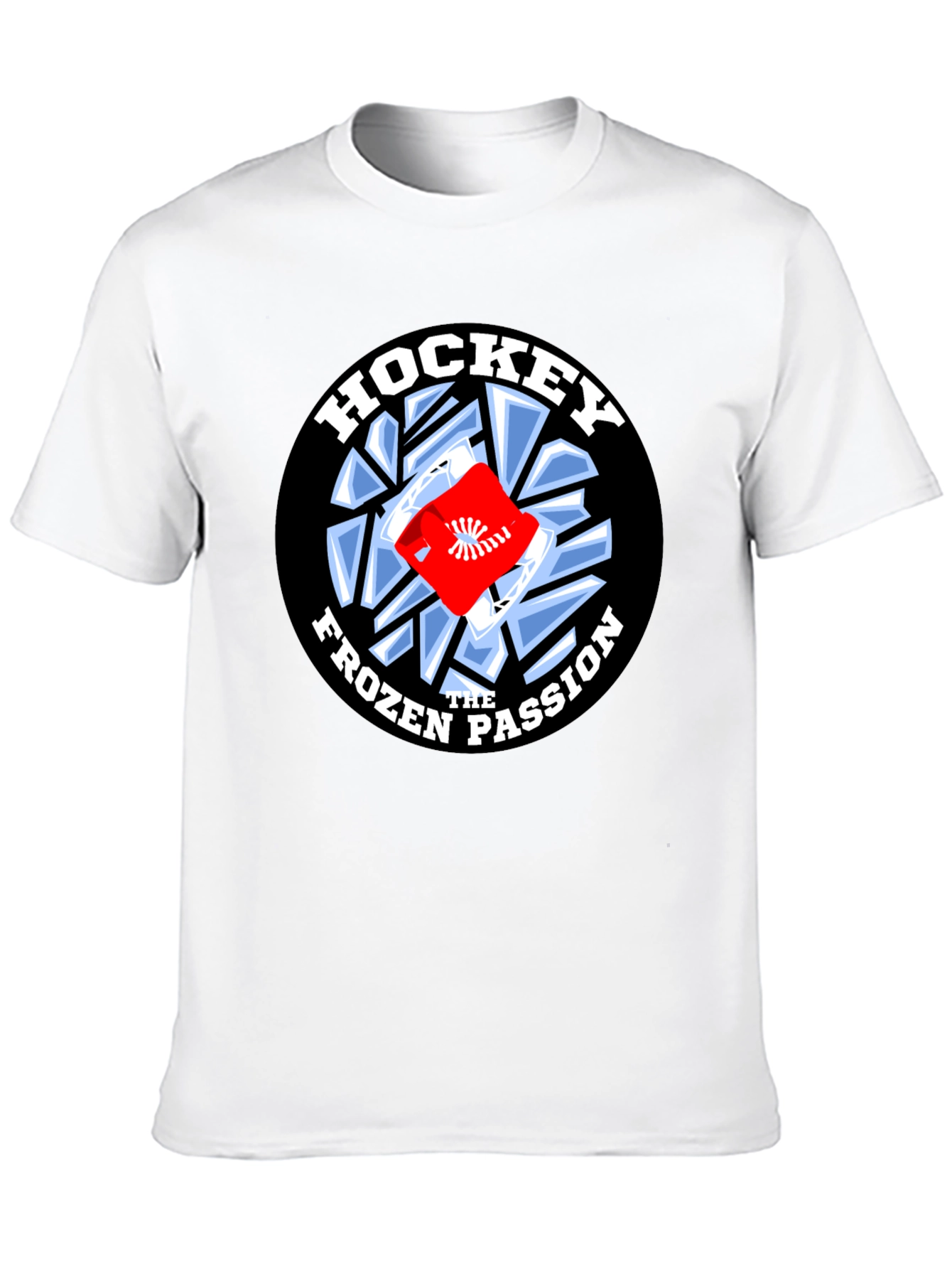 Hockey Frozen Passion Black T-Shirt