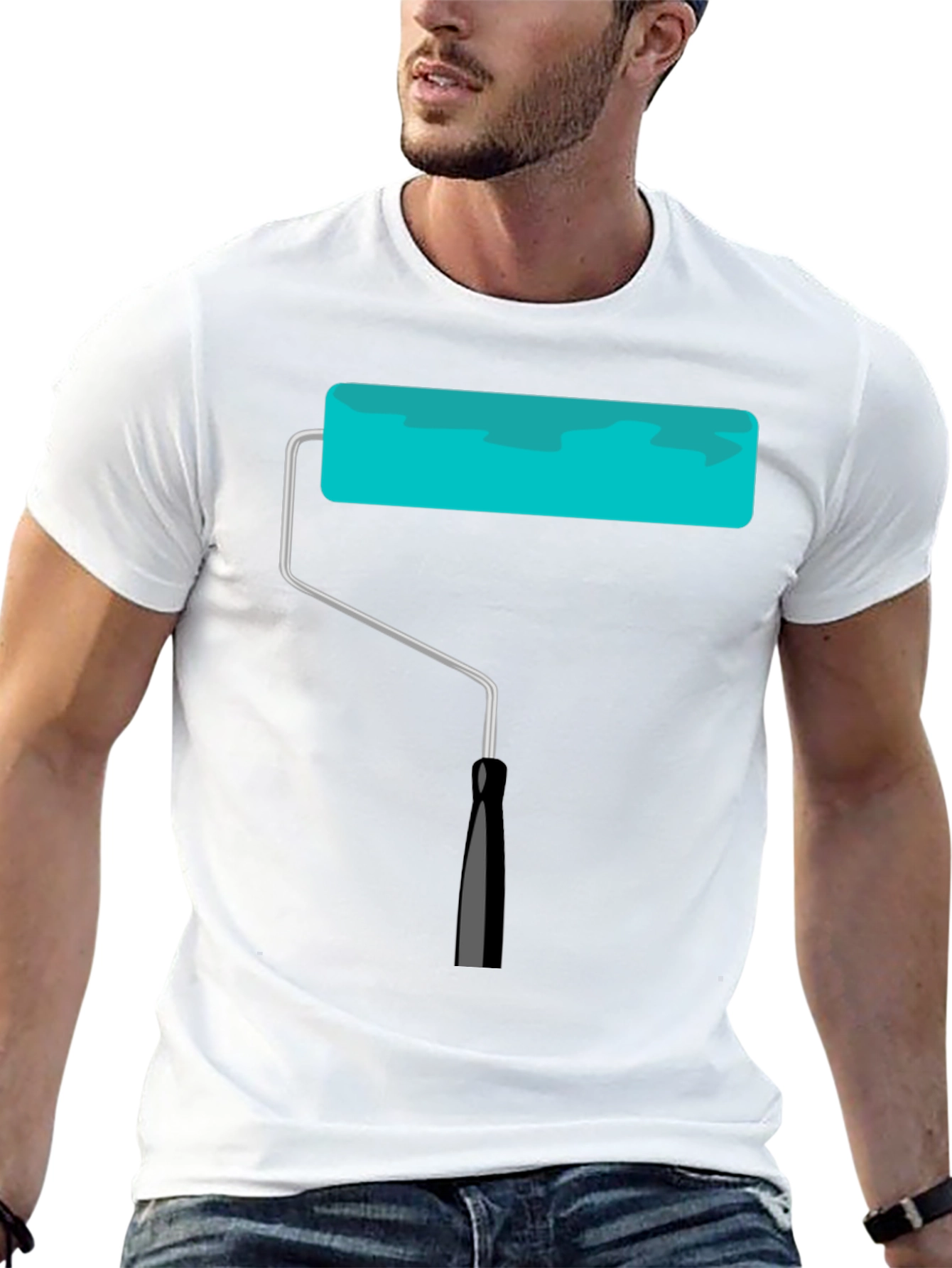 Paint Roller Graphic Tee - Painters Gift