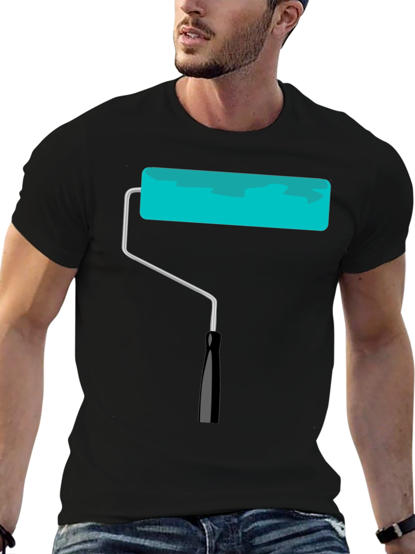 Paint Roller Graphic Tee - Painters Gift