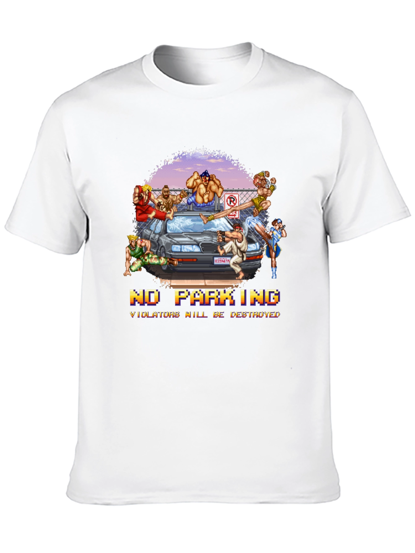 Street Fighter No Parking T-Shirt