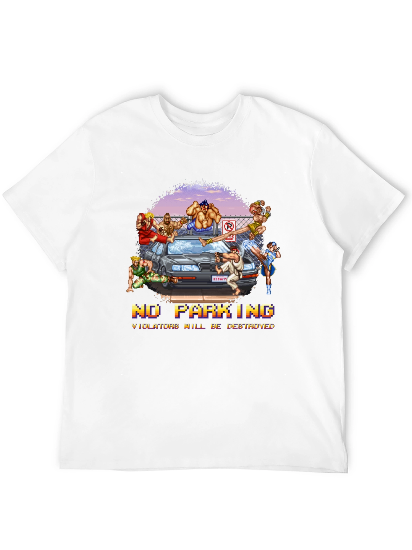 Street Fighter No Parking T-Shirt