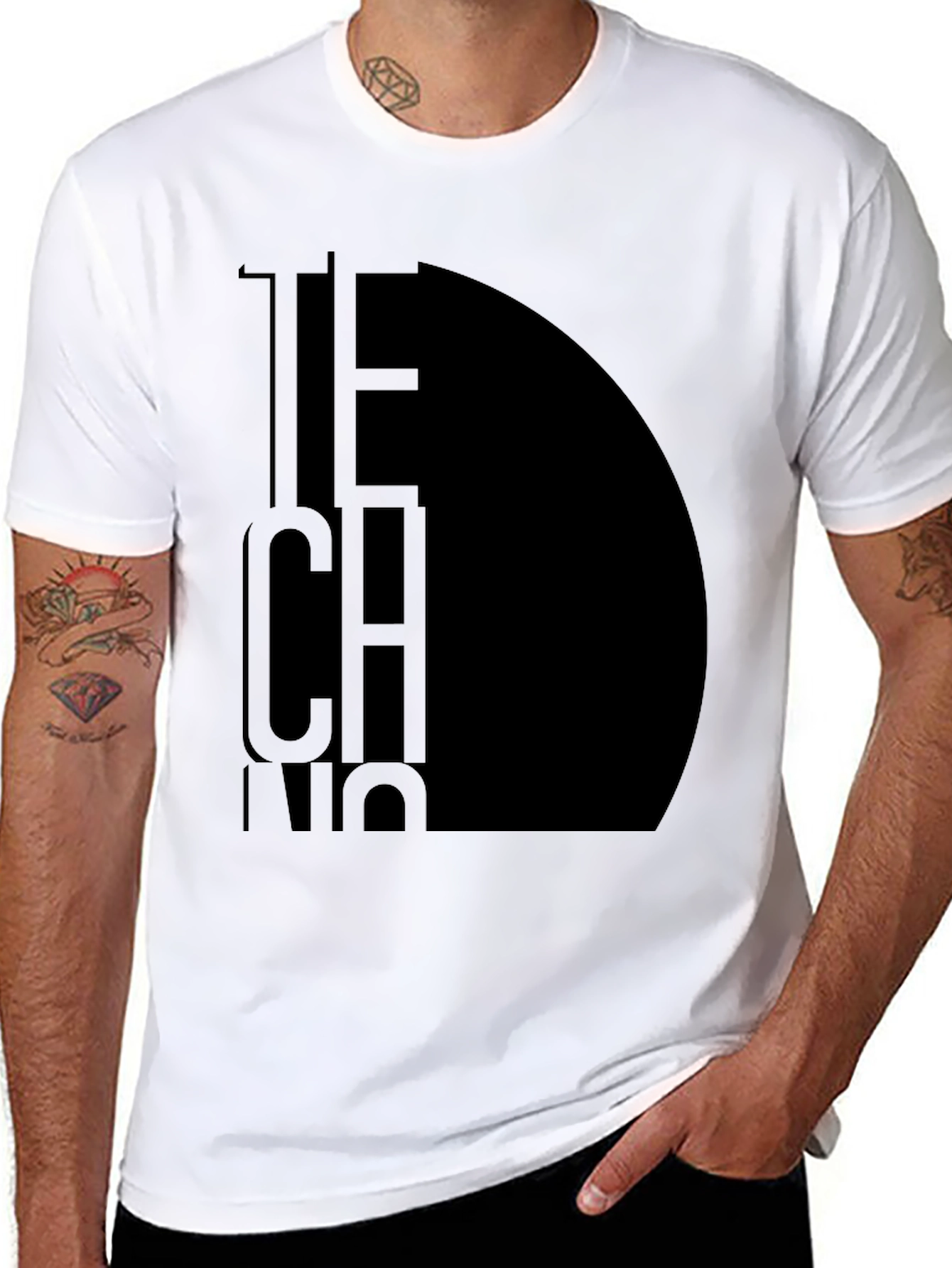 Techno Music Graphic T-Shirt