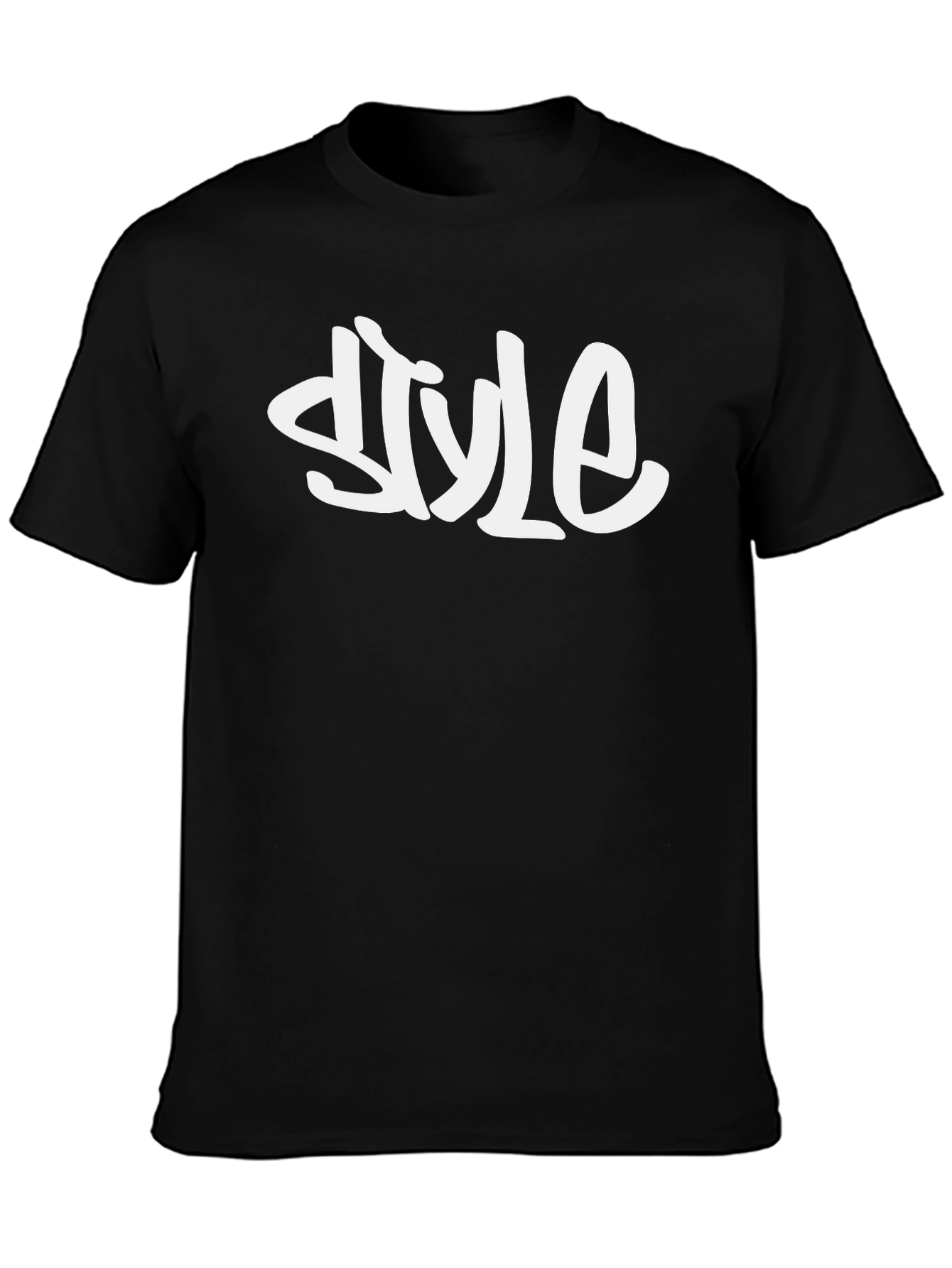 Stylish Black T-Shirt with Style Graphic