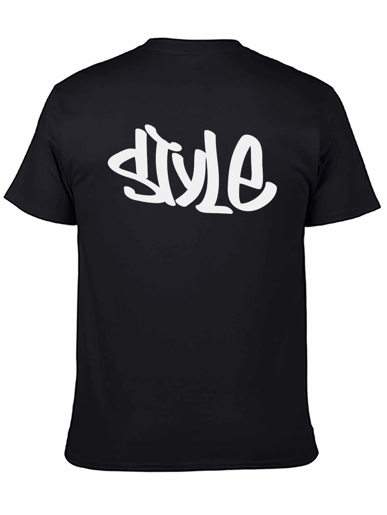 Stylish Black T-Shirt with Style Graphic