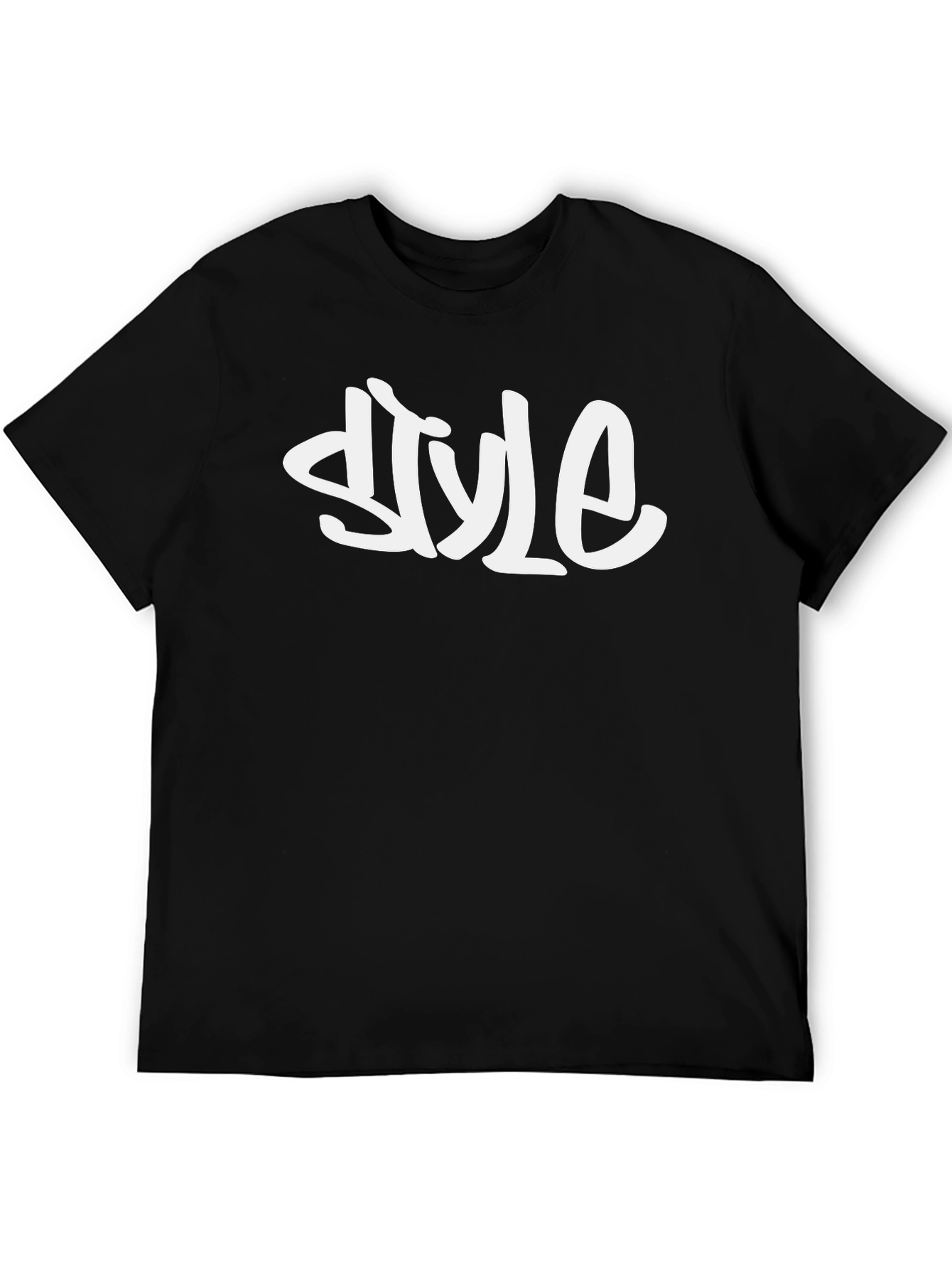 Stylish Black T-Shirt with Style Graphic
