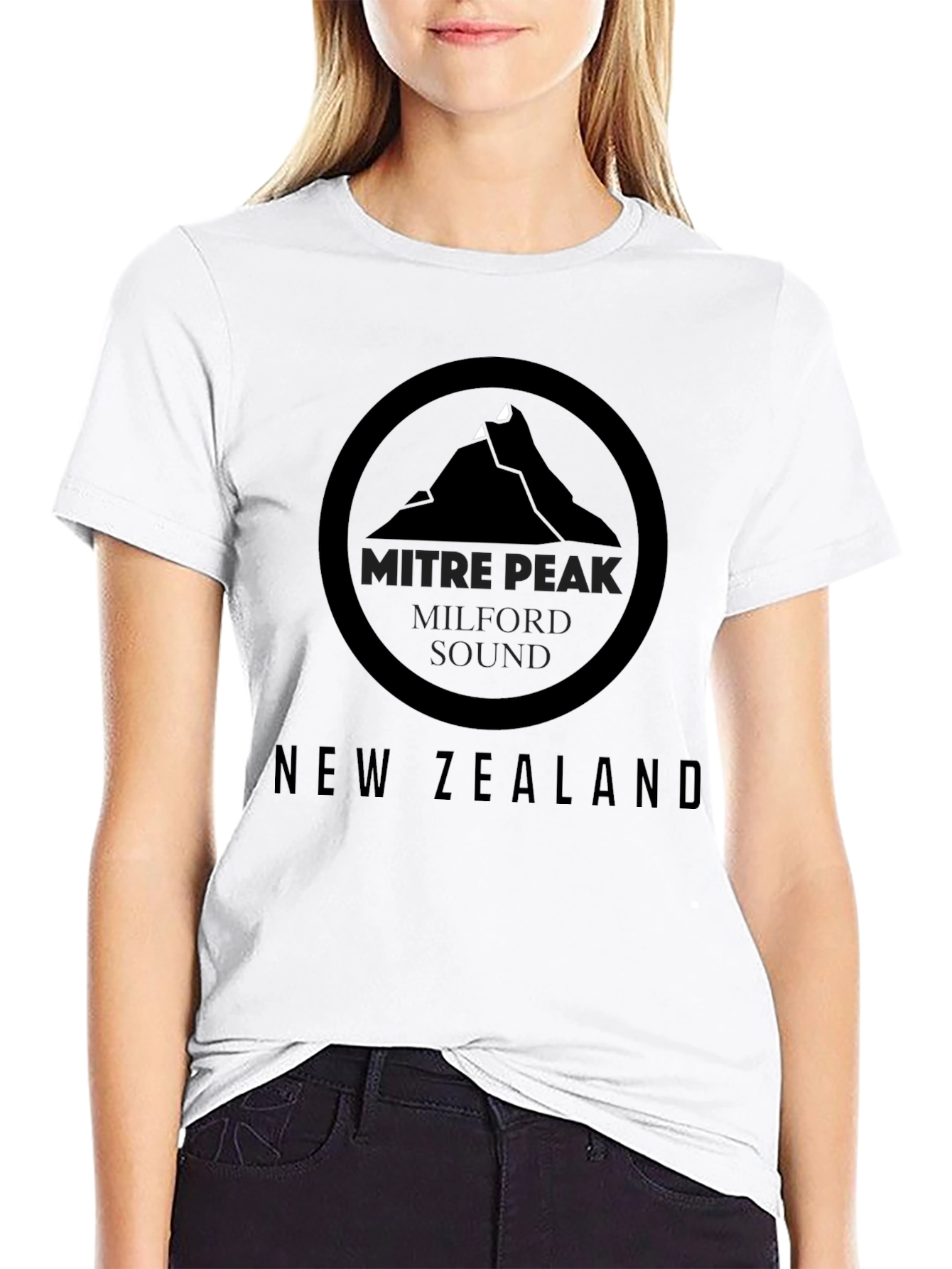 Mitre Peak New Zealand Graphic Tee