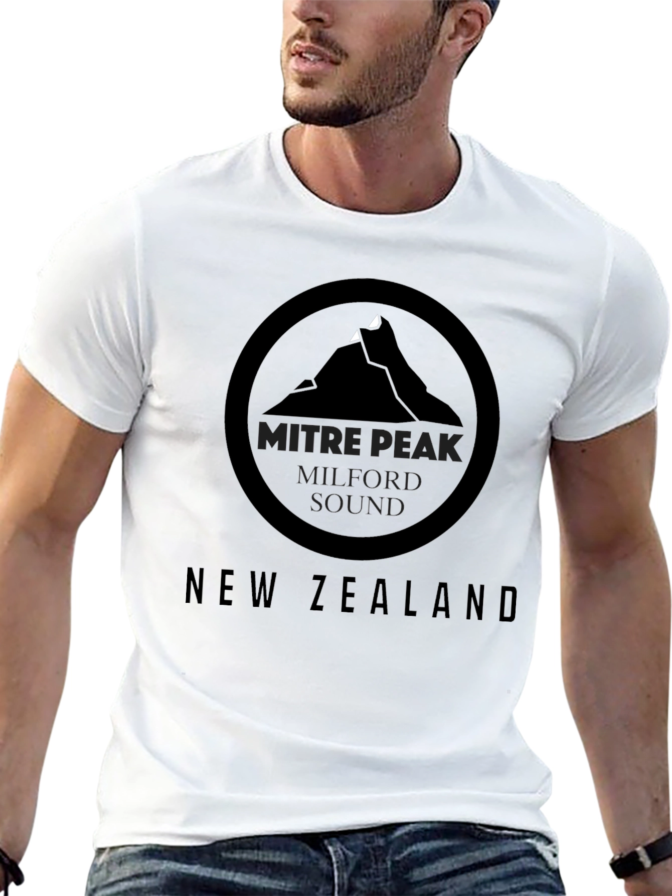 Mitre Peak New Zealand Graphic Tee