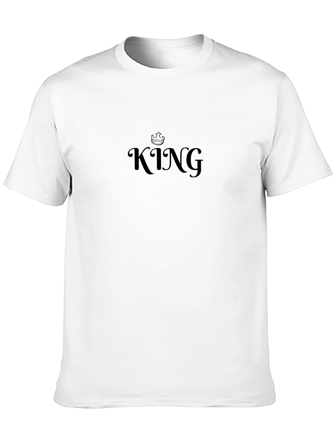 King Crown Graphic Tee - Premium Black T-Shirt