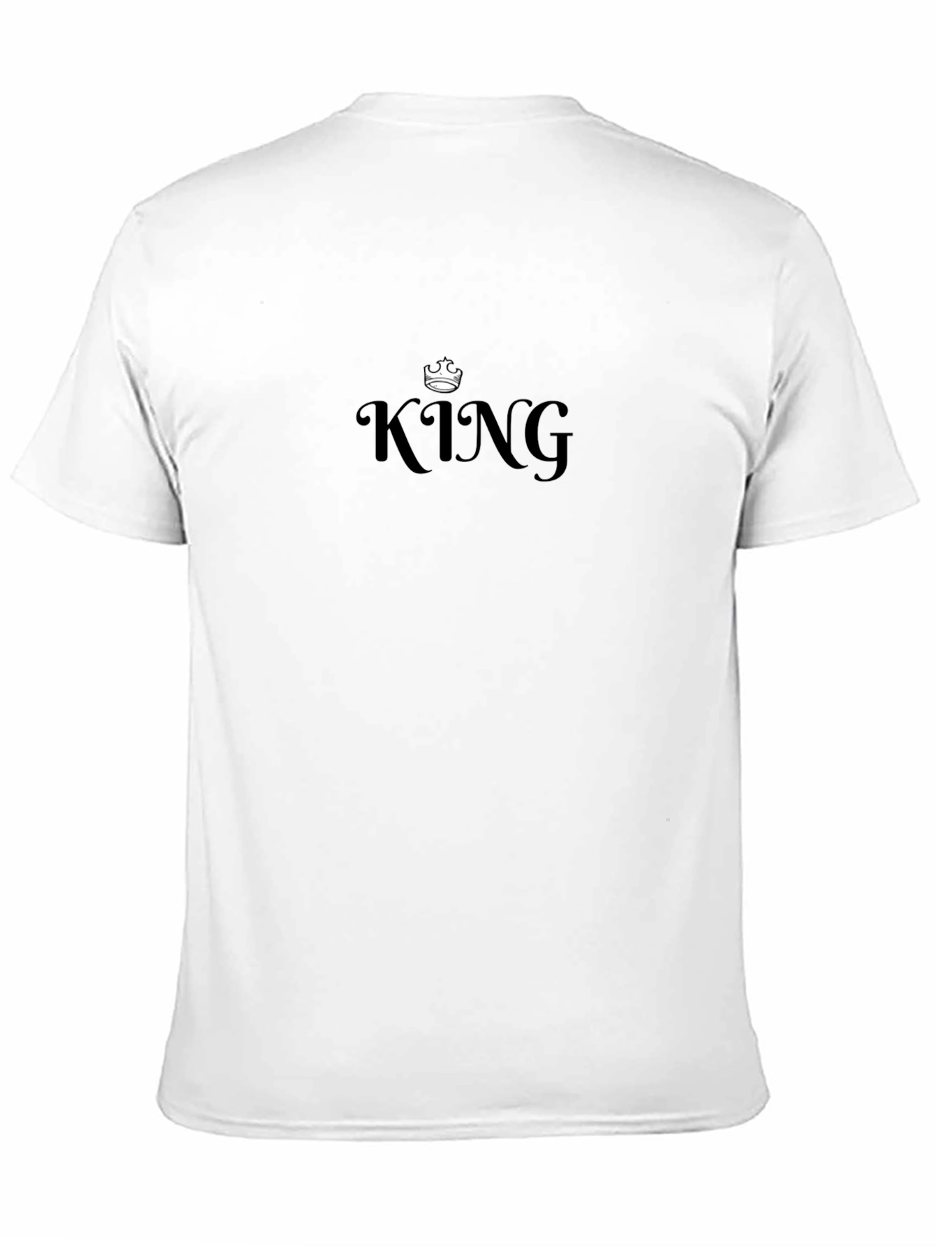 King Crown Graphic Tee - Premium Black T-Shirt