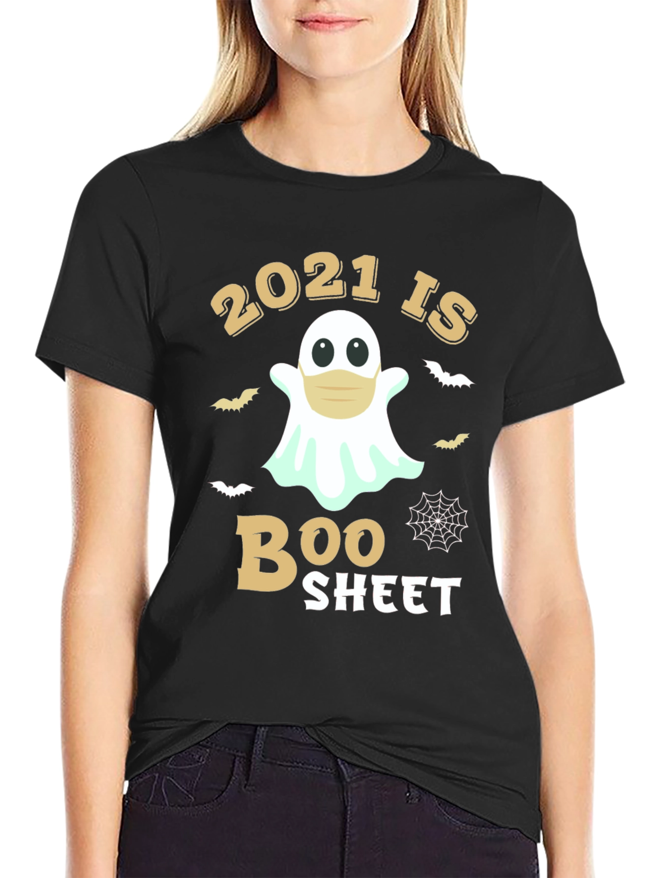 2021 Boo Sheet Halloween T-Shirt