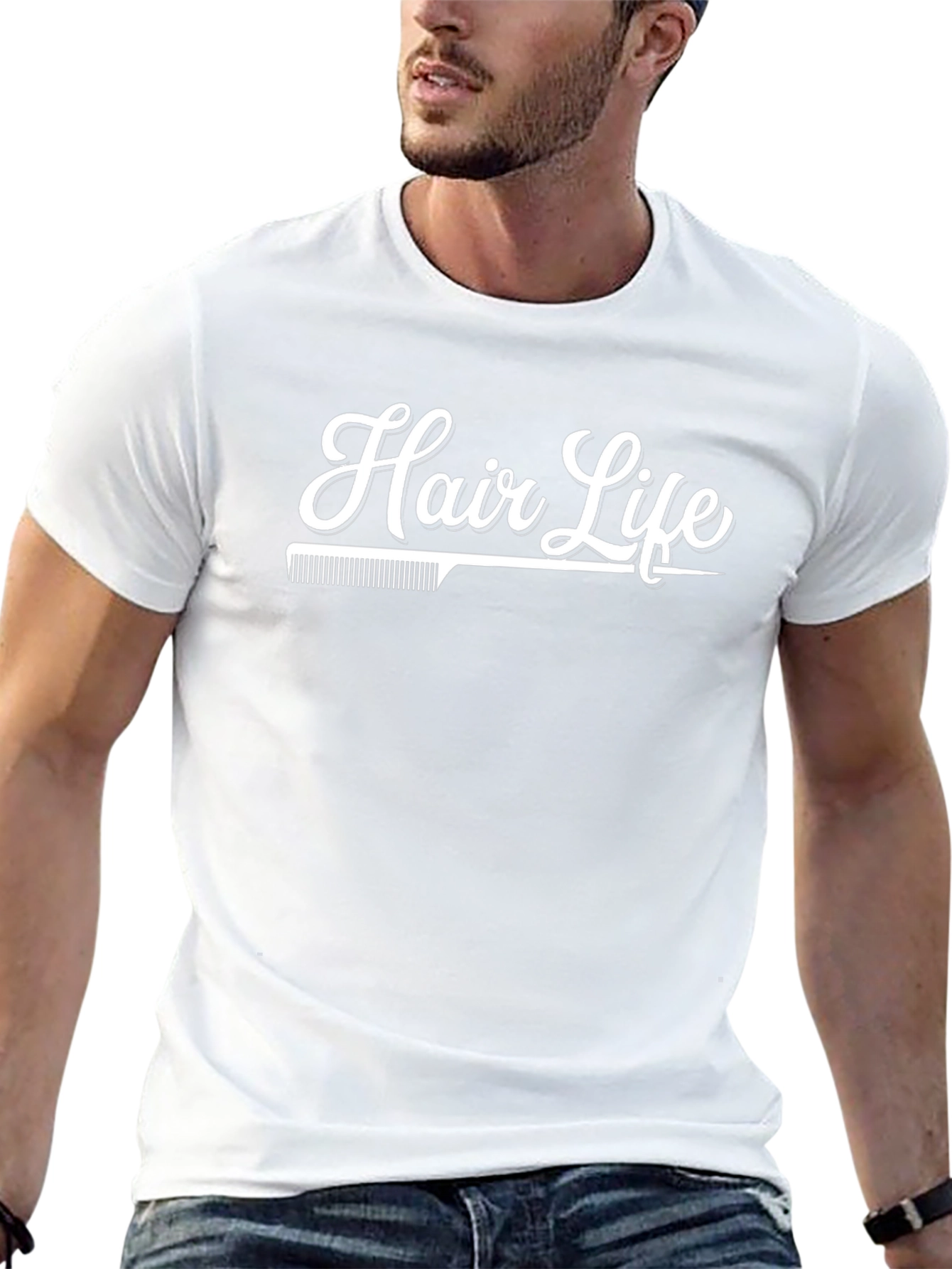 Hair Life T-Shirt - Barber Stylist Tee