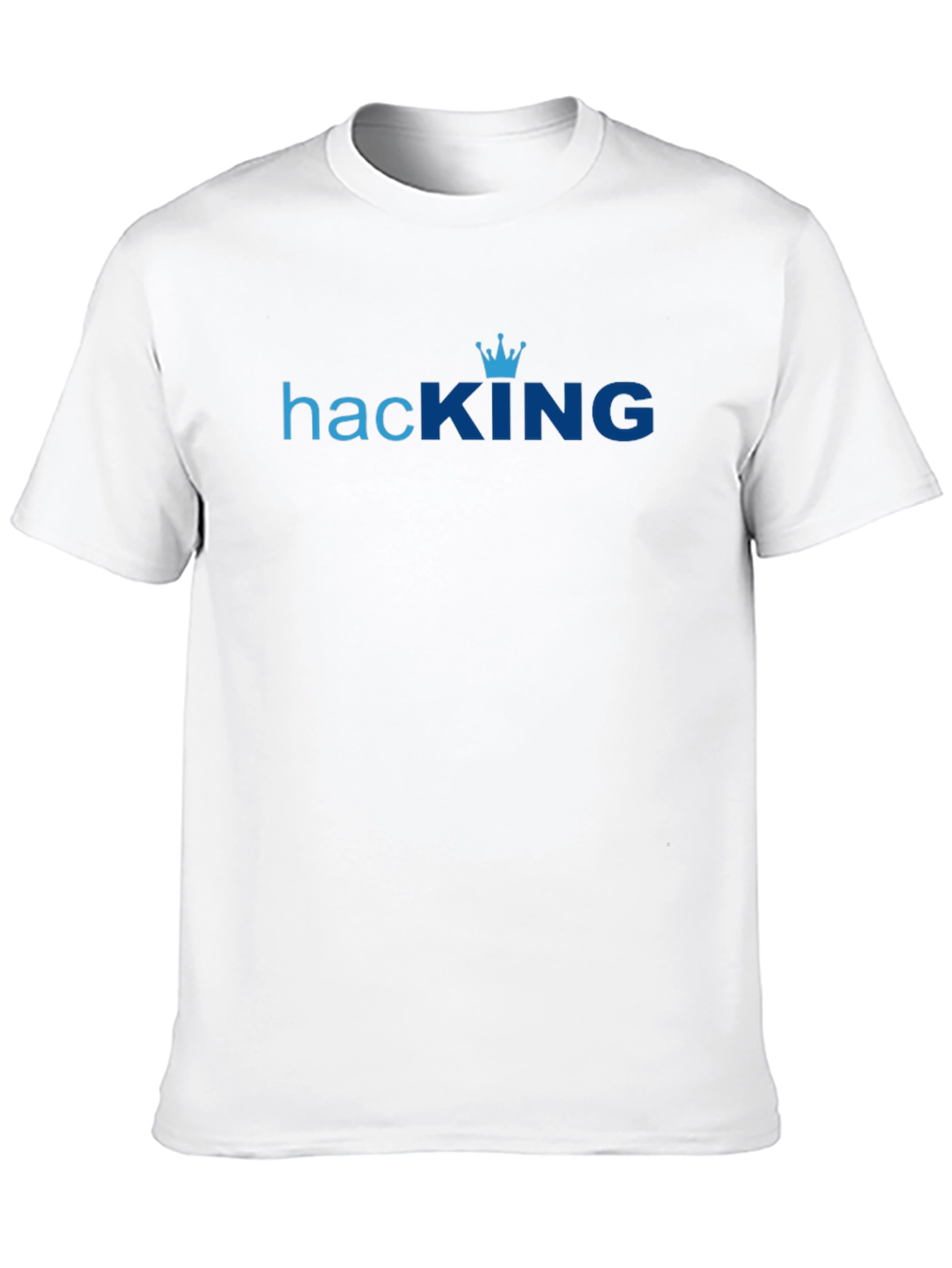 Hacking King Graphic Black T-Shirt