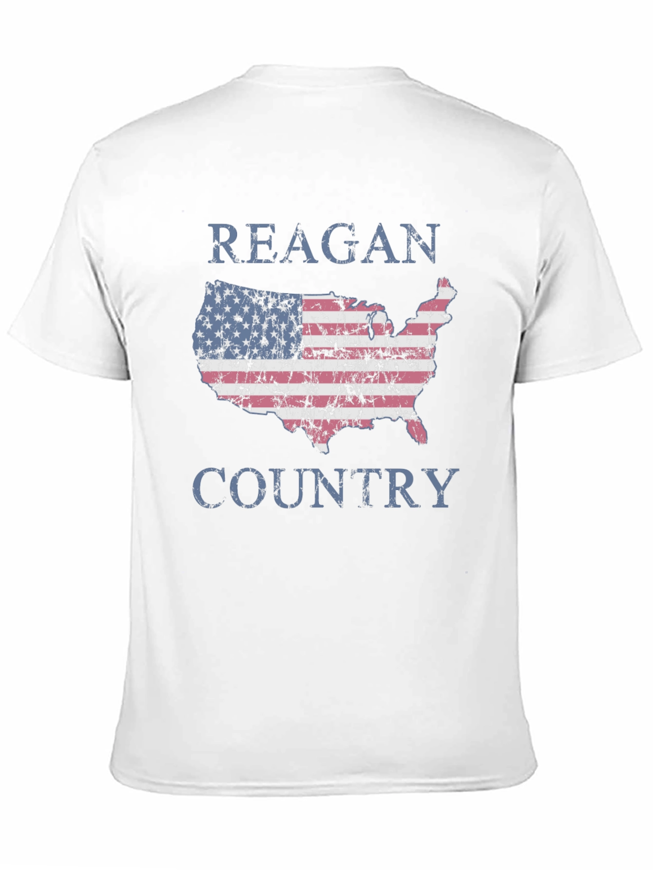 Reagan Country USA Flag Graphic T-Shirt