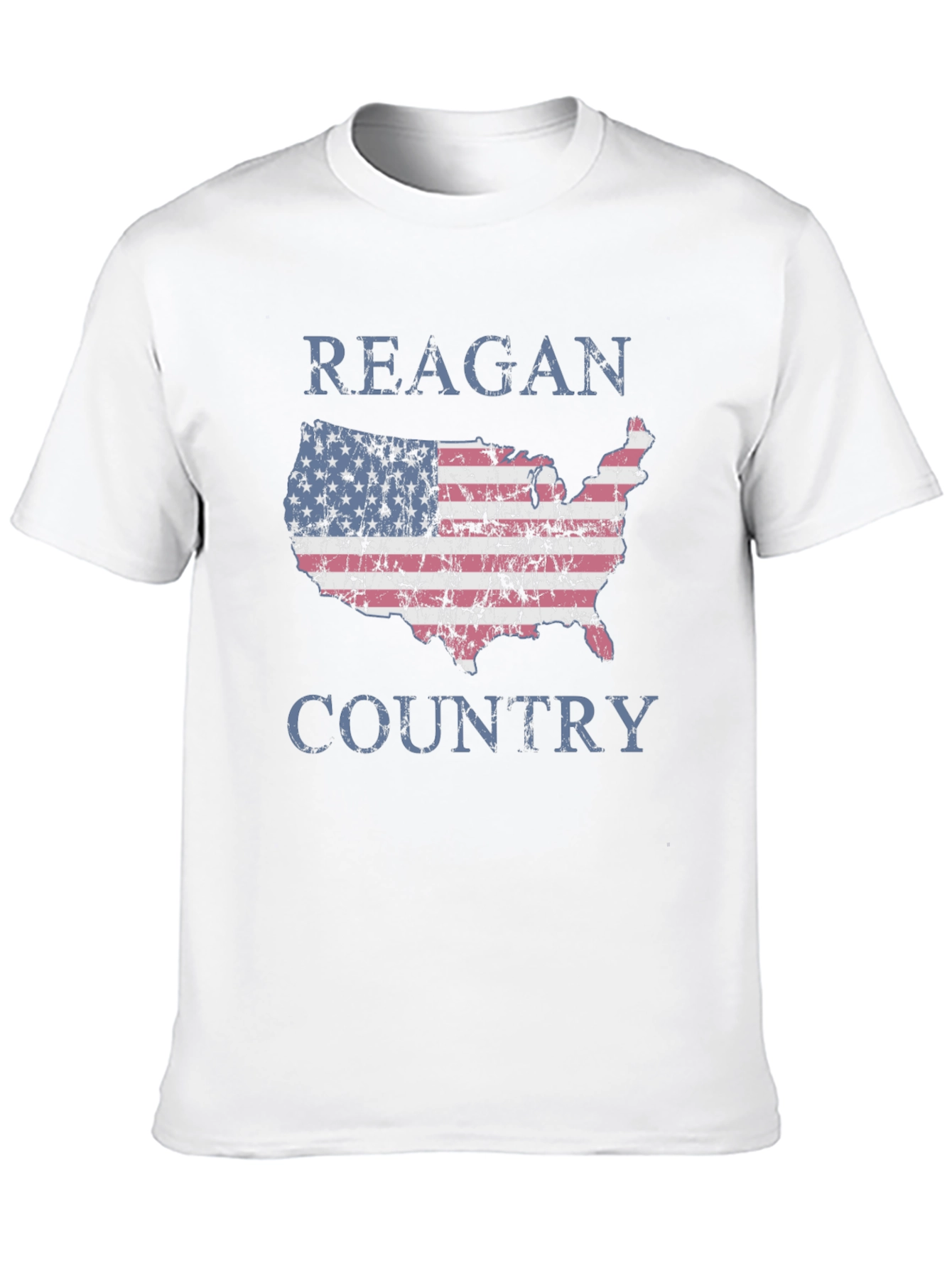 Reagan Country USA Flag Graphic T-Shirt