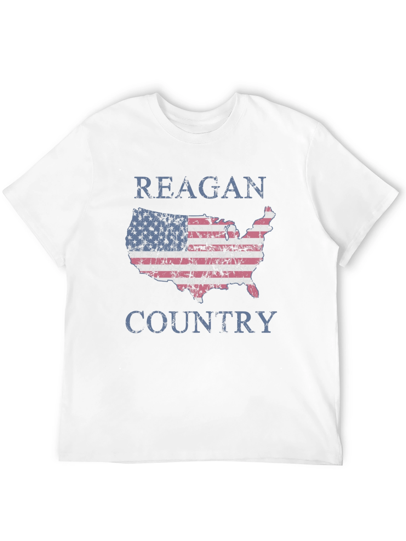 Reagan Country USA Flag Graphic T-Shirt