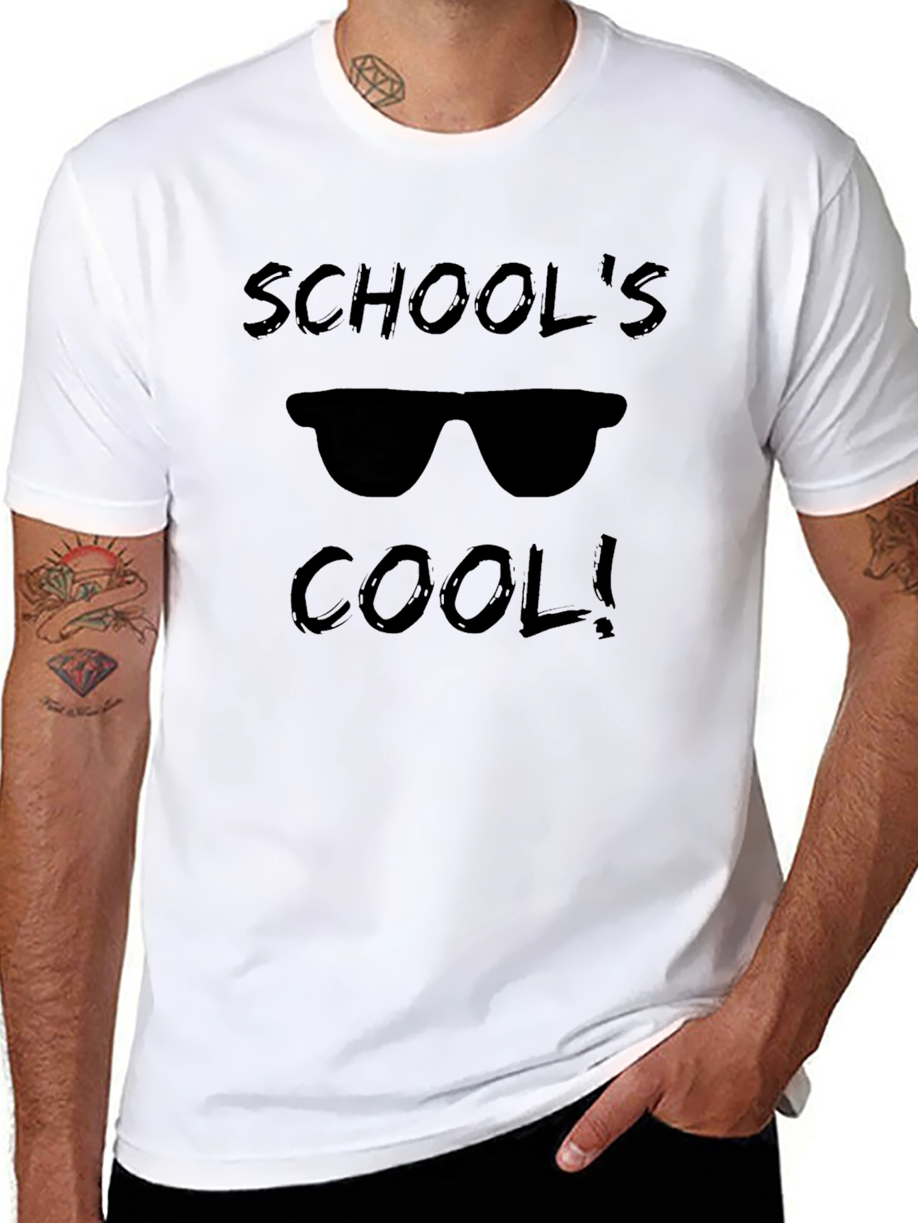 Schools Cool Black T-Shirt