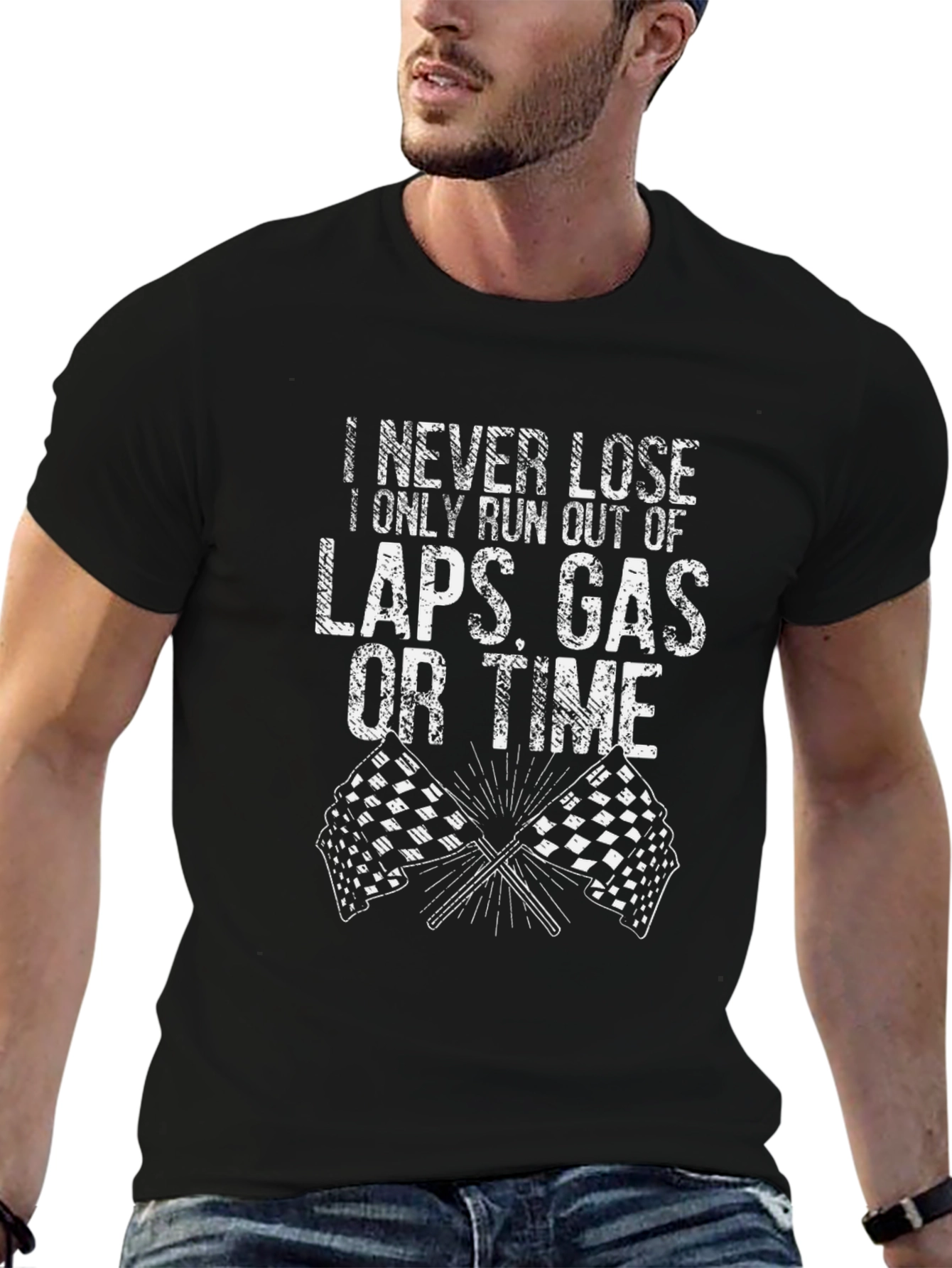 Racing Fan T-Shirt: Laps Gas Time