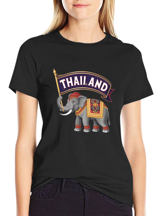 Thailand Elephant Graphic T-Shirt