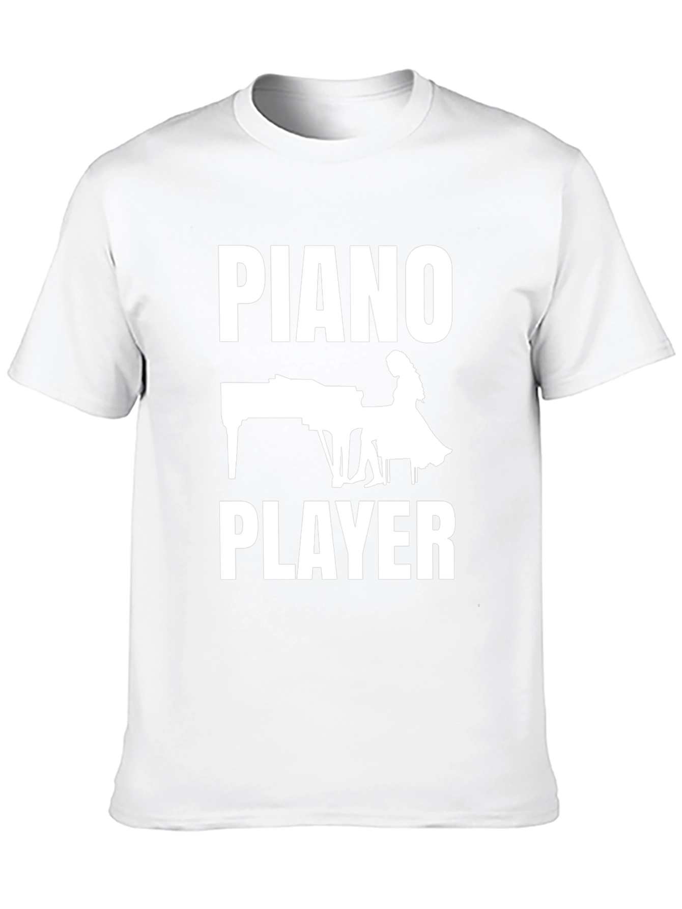 Piano Player Graphic T-Shirt - Music Lover Tee