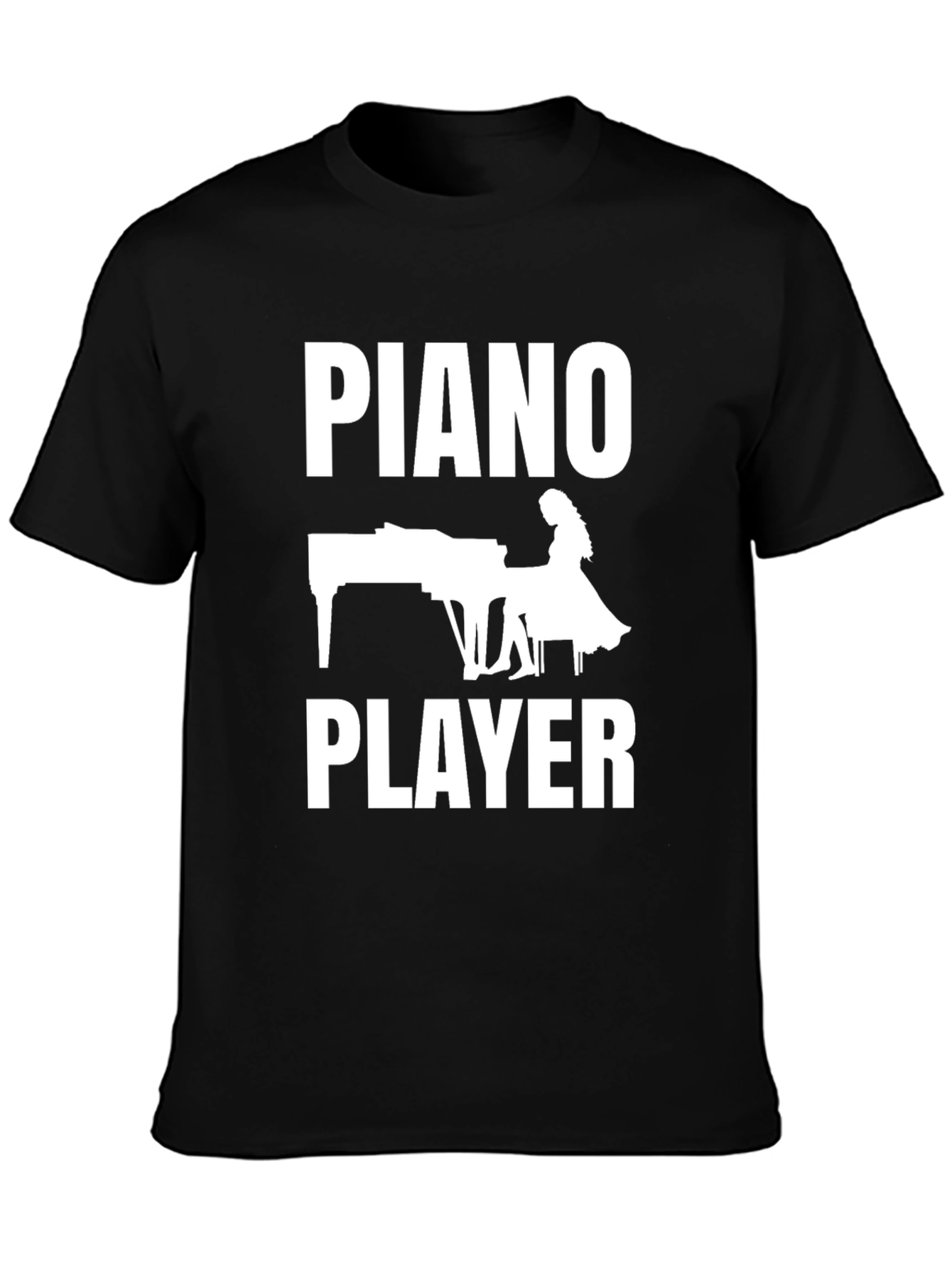 Piano Player Graphic T-Shirt - Music Lover Tee