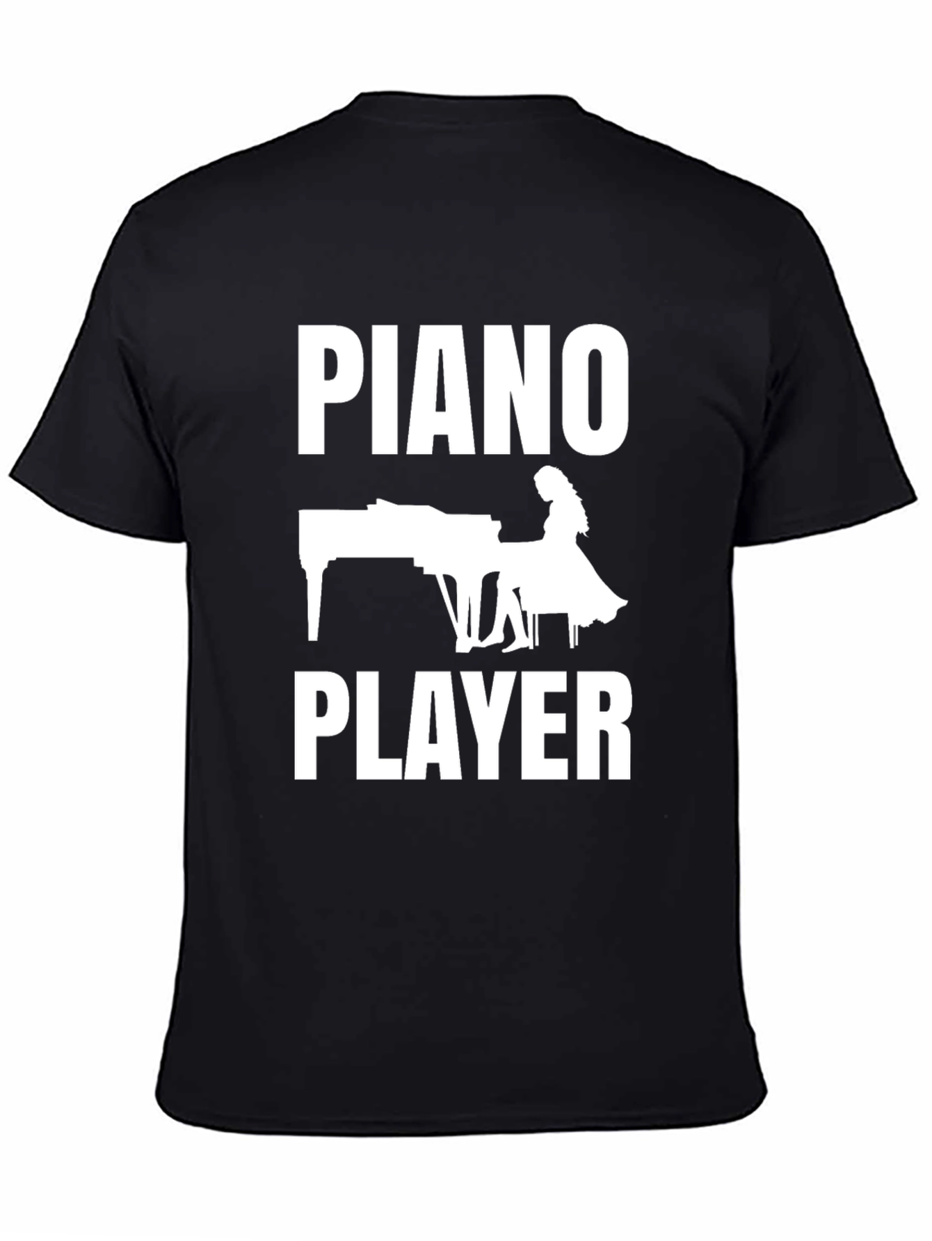 Piano Player Graphic T-Shirt - Music Lover Tee