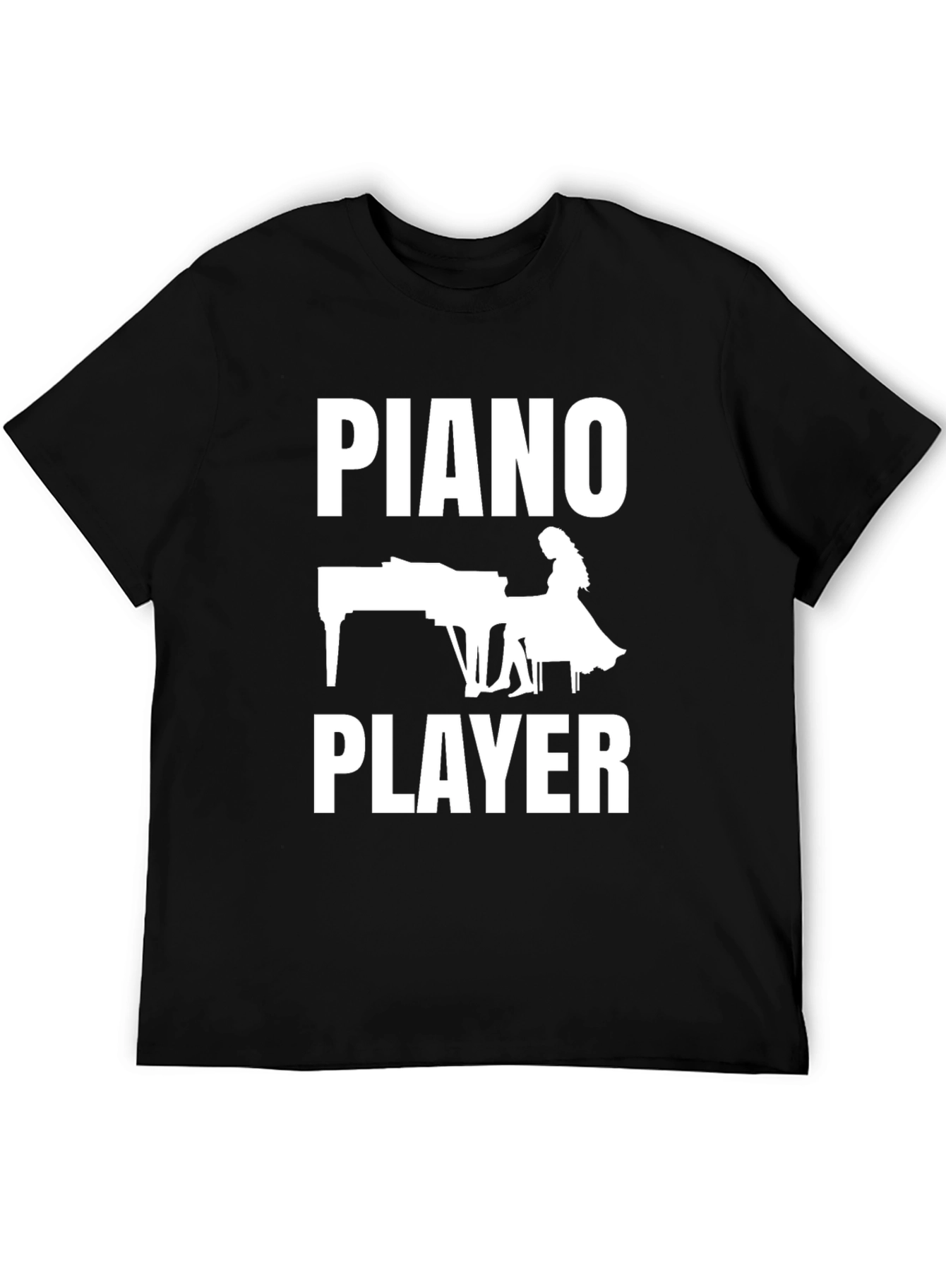Piano Player Graphic T-Shirt - Music Lover Tee
