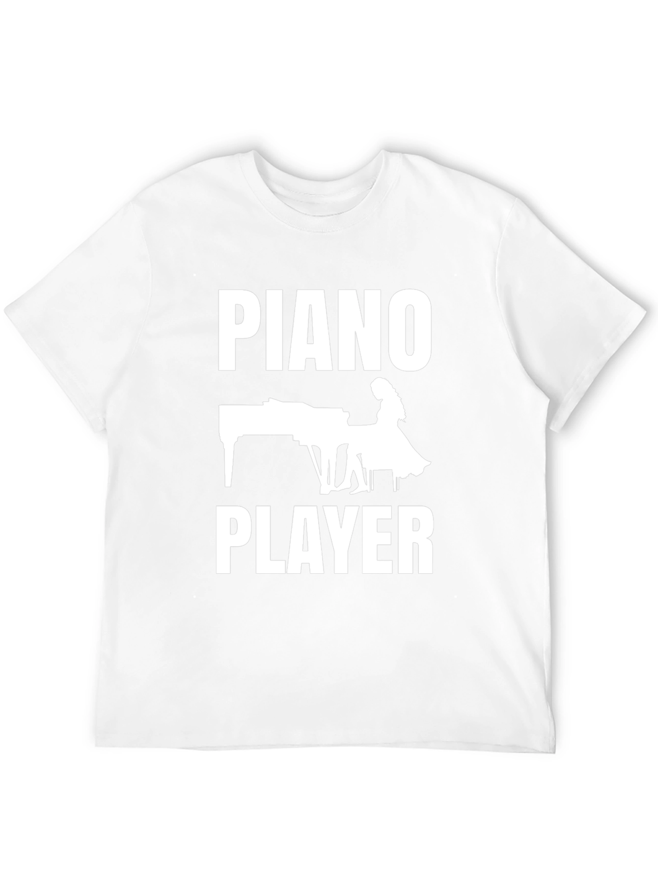 Piano Player Graphic T-Shirt - Music Lover Tee